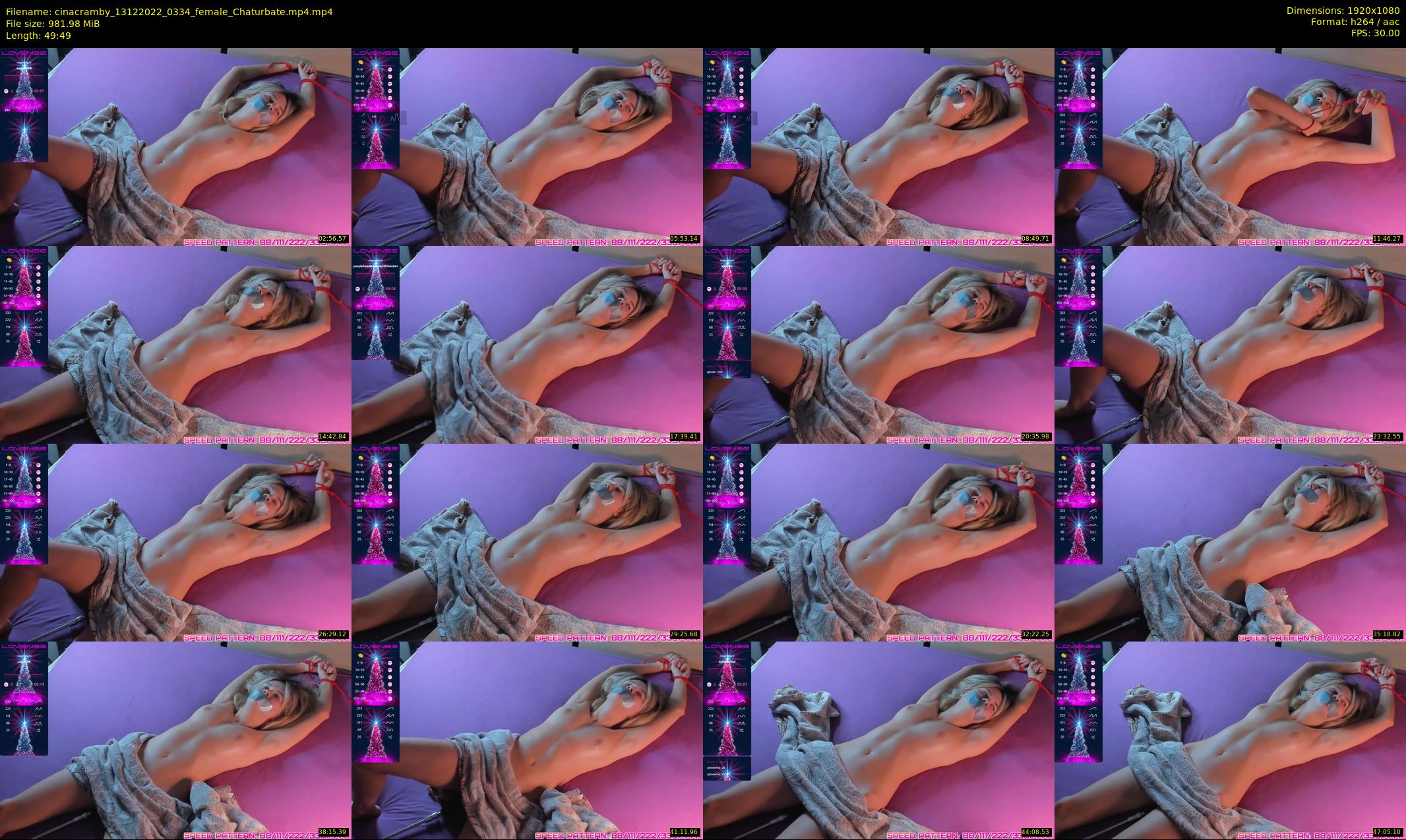 cinacramby — 50 minute Chaturbate female cam show recording, 1080p, Dec 13, 2022