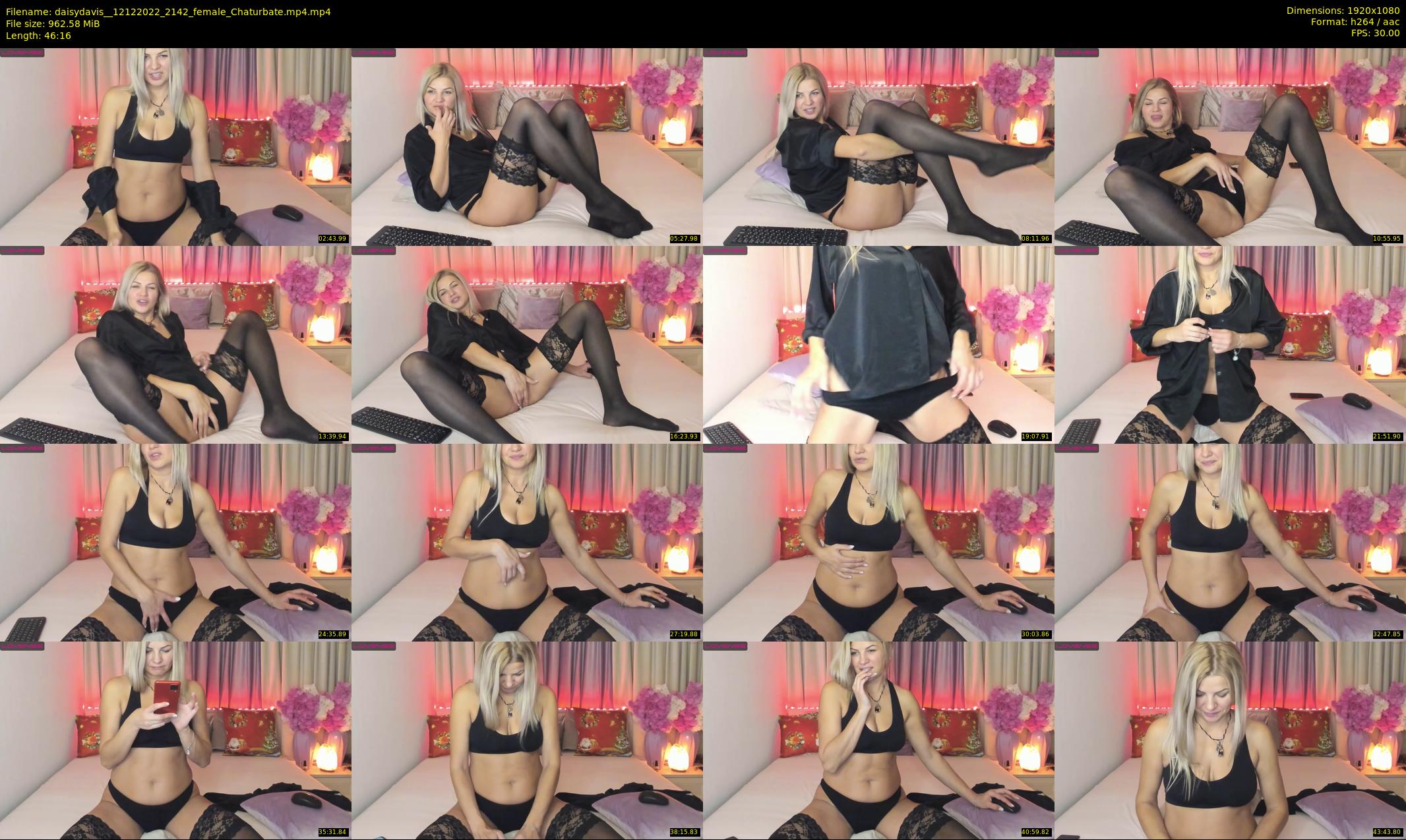 daisydavis_ — 47 minute Chaturbate female cam show recording, 1080p, Dec 12, 2022