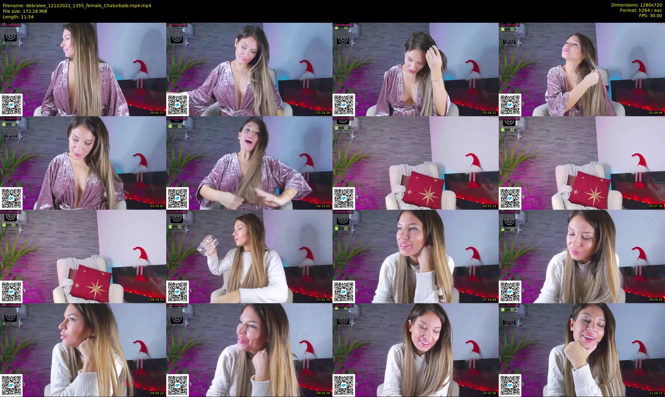 debralee — 12 minute Chaturbate female cam show recording, 720p, Dec 12, 2022