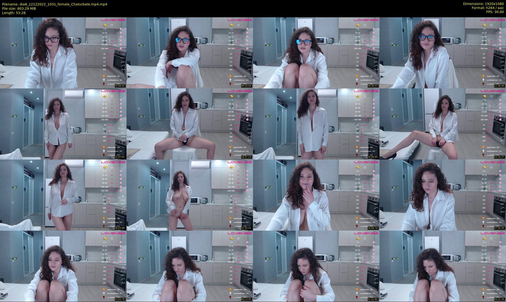 dia8 — 54 minute Chaturbate female cam show recording, 1080p, Dec 12, 2022