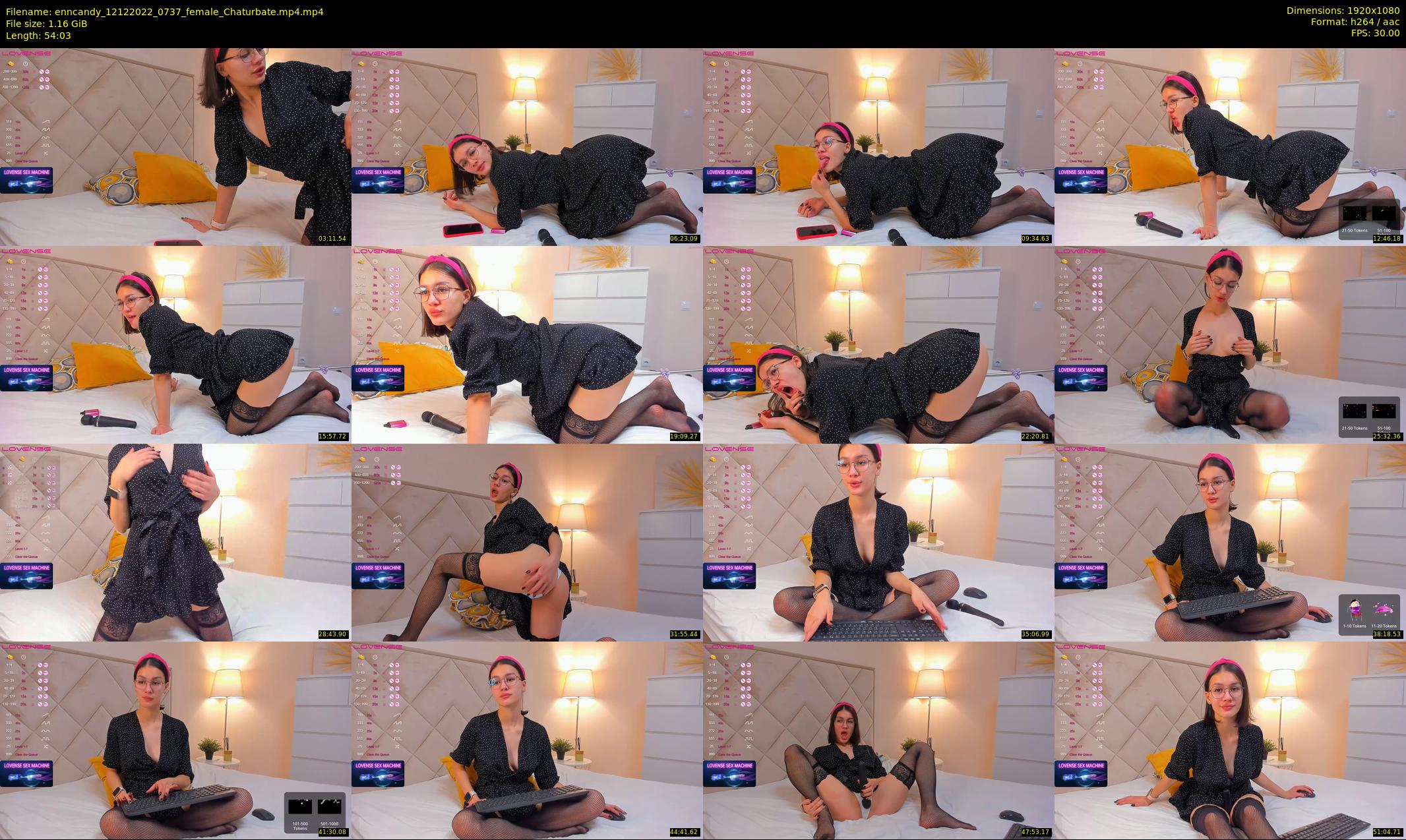 enncandy — 55 minute Chaturbate female cam show recording, 1080p, Dec 12, 2022