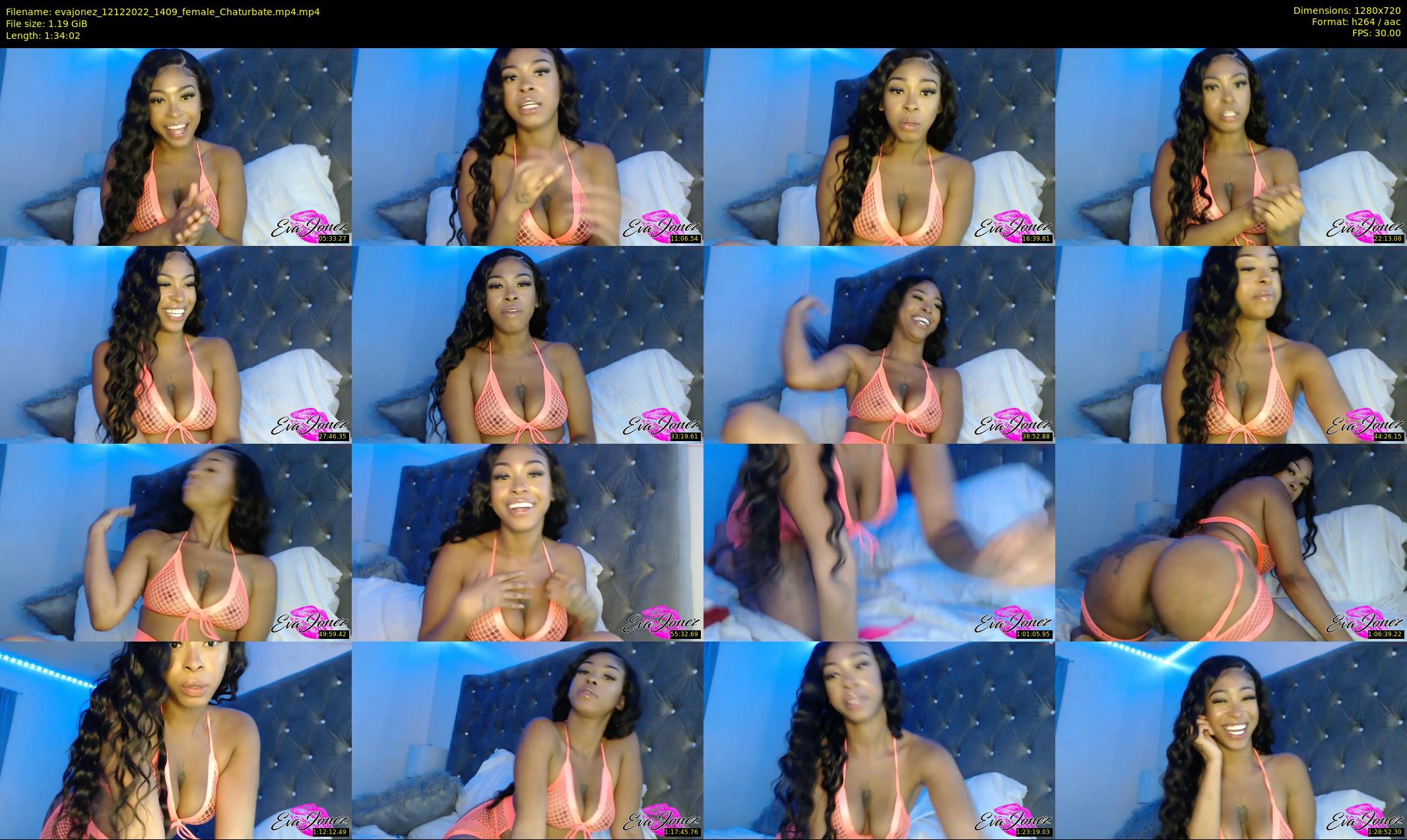 evajonez — 95 minute Chaturbate female cam show recording, 720p, Dec 12, 2022