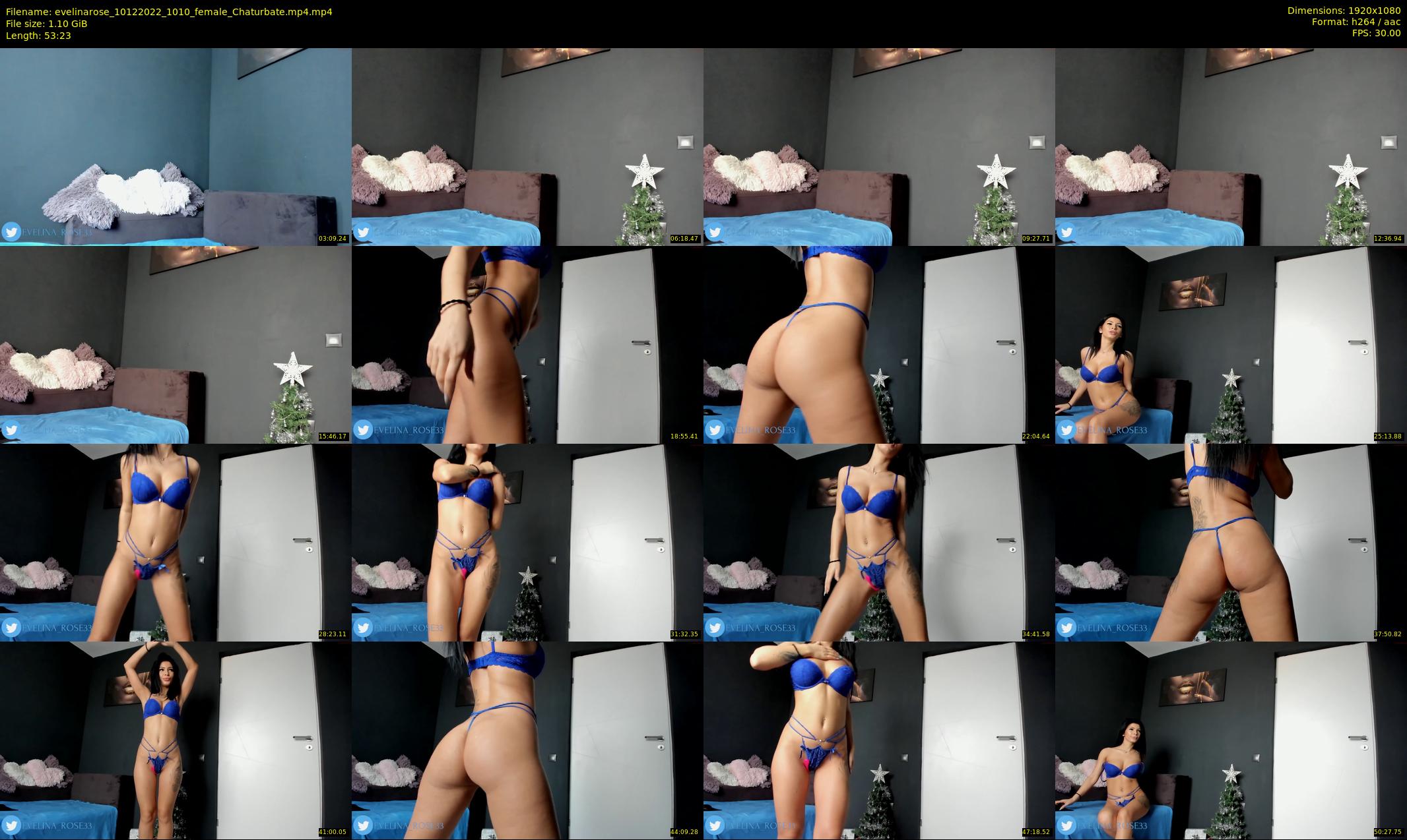 evelinarose — 54 minute Chaturbate female cam show recording, 1080p, Dec 10, 2022