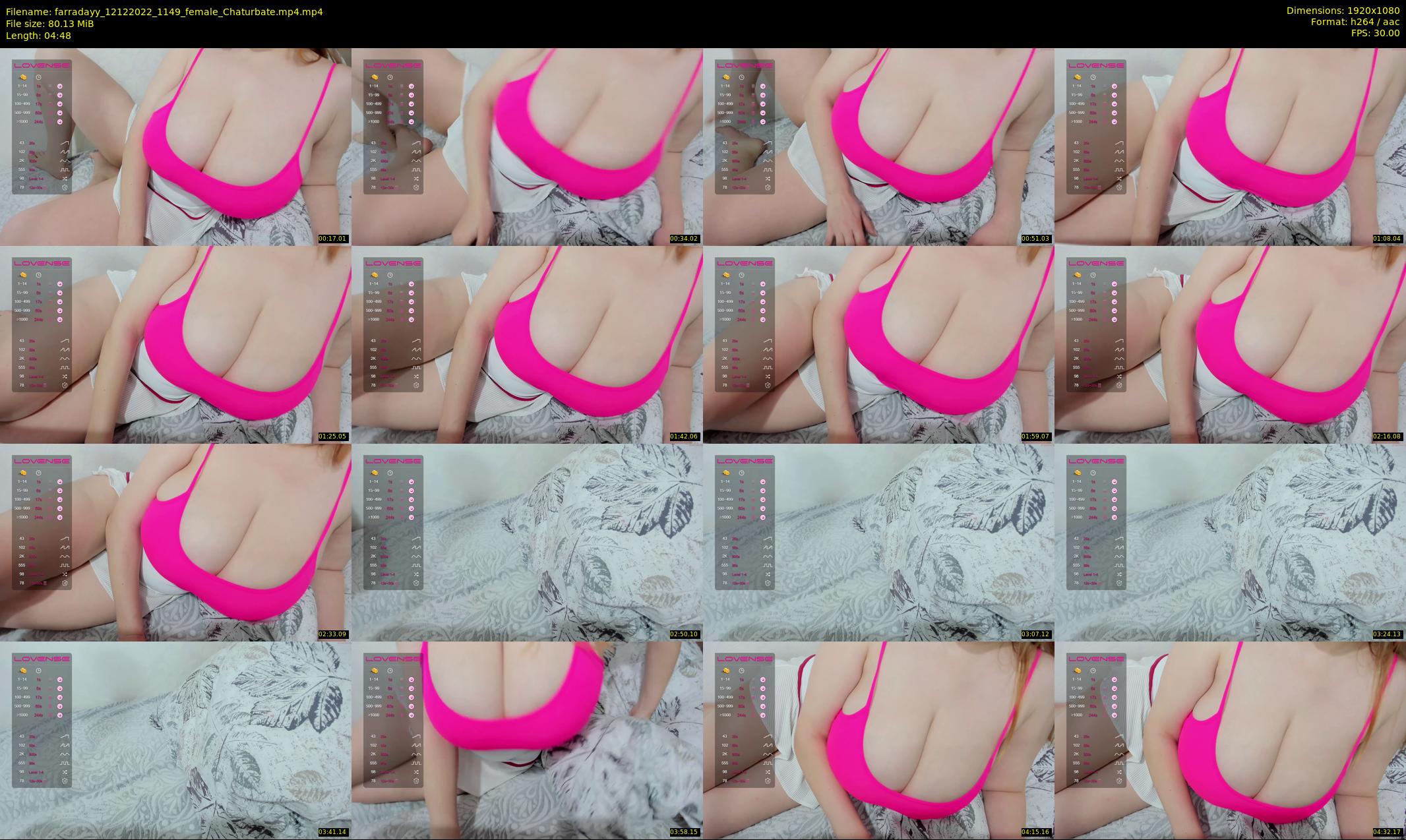 farradayy — 5 minute Chaturbate female cam show recording, 1080p, Dec 12, 2022
