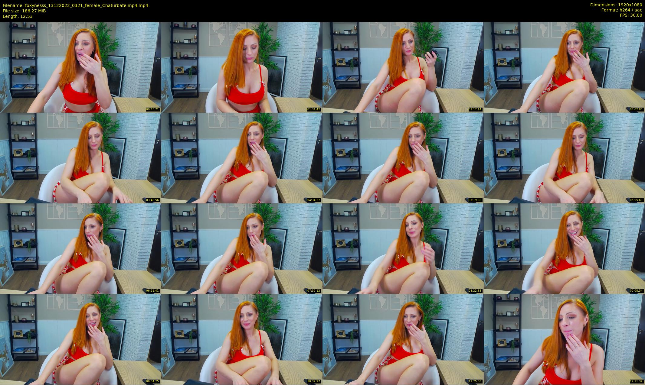 foxynesss — 13 minute Chaturbate female cam show recording, 1080p, Dec 13, 2022