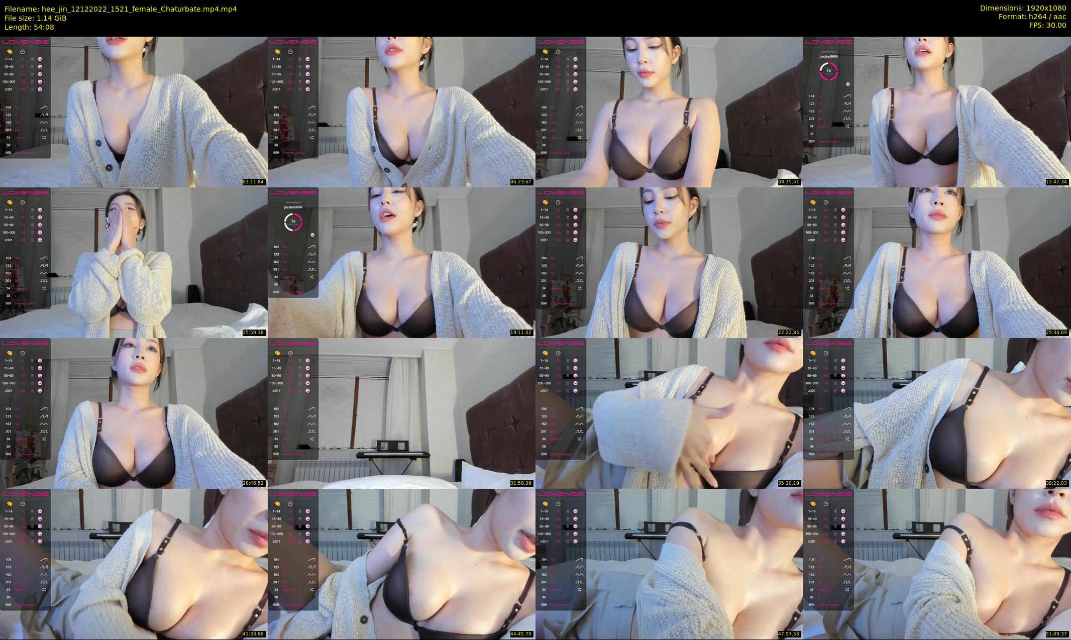 hee_jin — 55 minute Chaturbate female cam show recording, 1080p, Dec 12, 2022