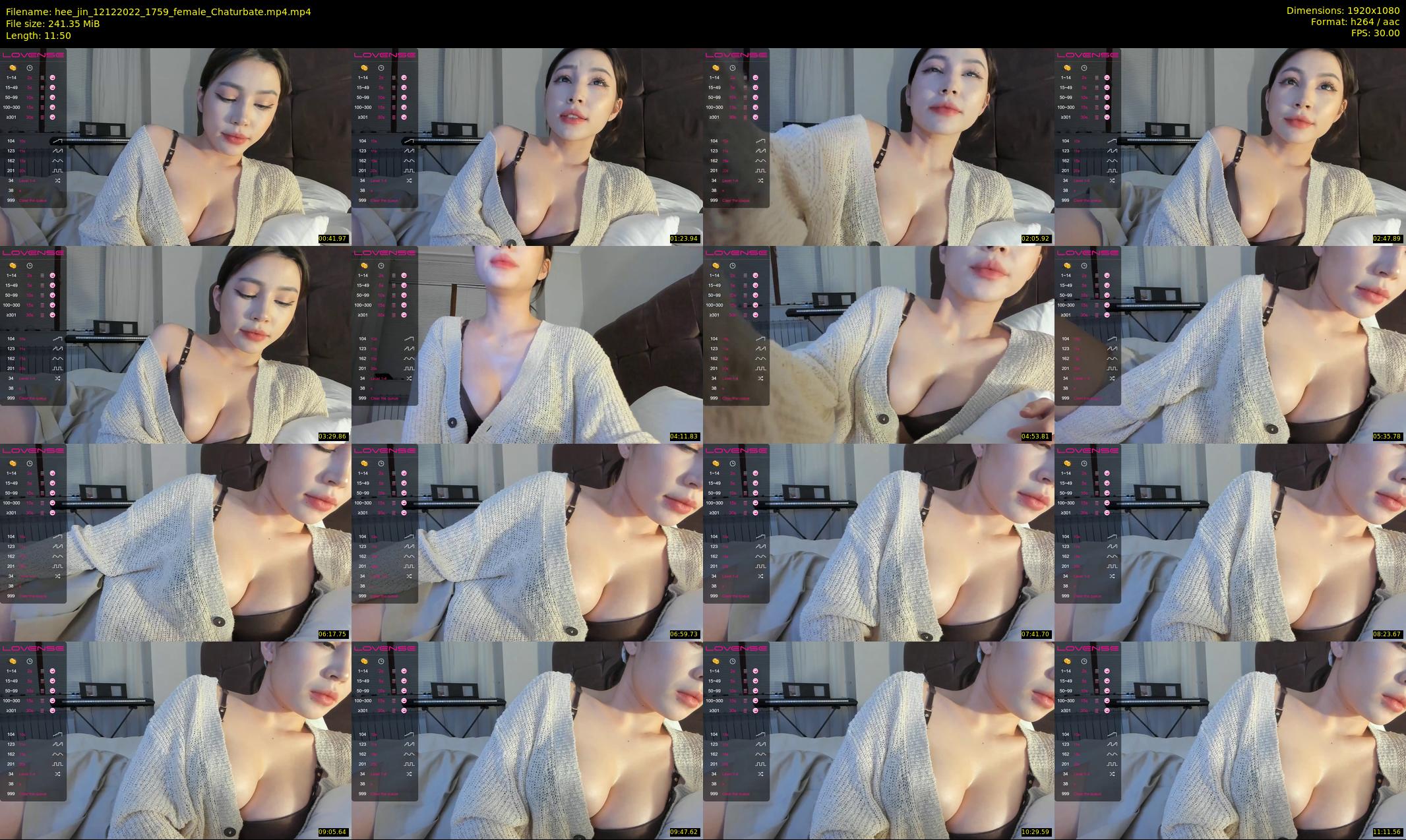 hee_jin — 12 minute Chaturbate female cam show recording, 1080p, Dec 12, 2022