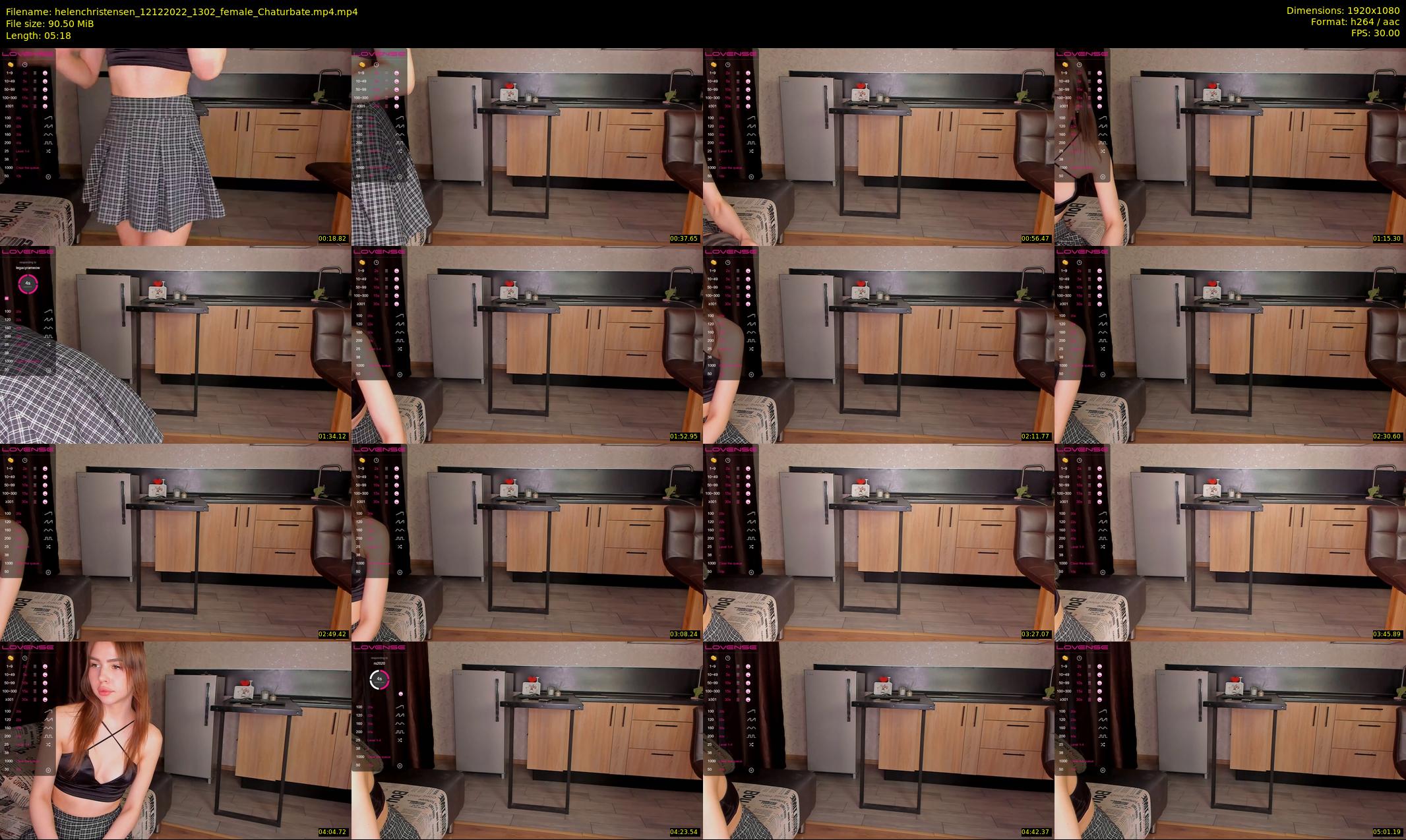 helenchristensen — 6 minute Chaturbate female cam show recording, 1080p, Dec 12, 2022