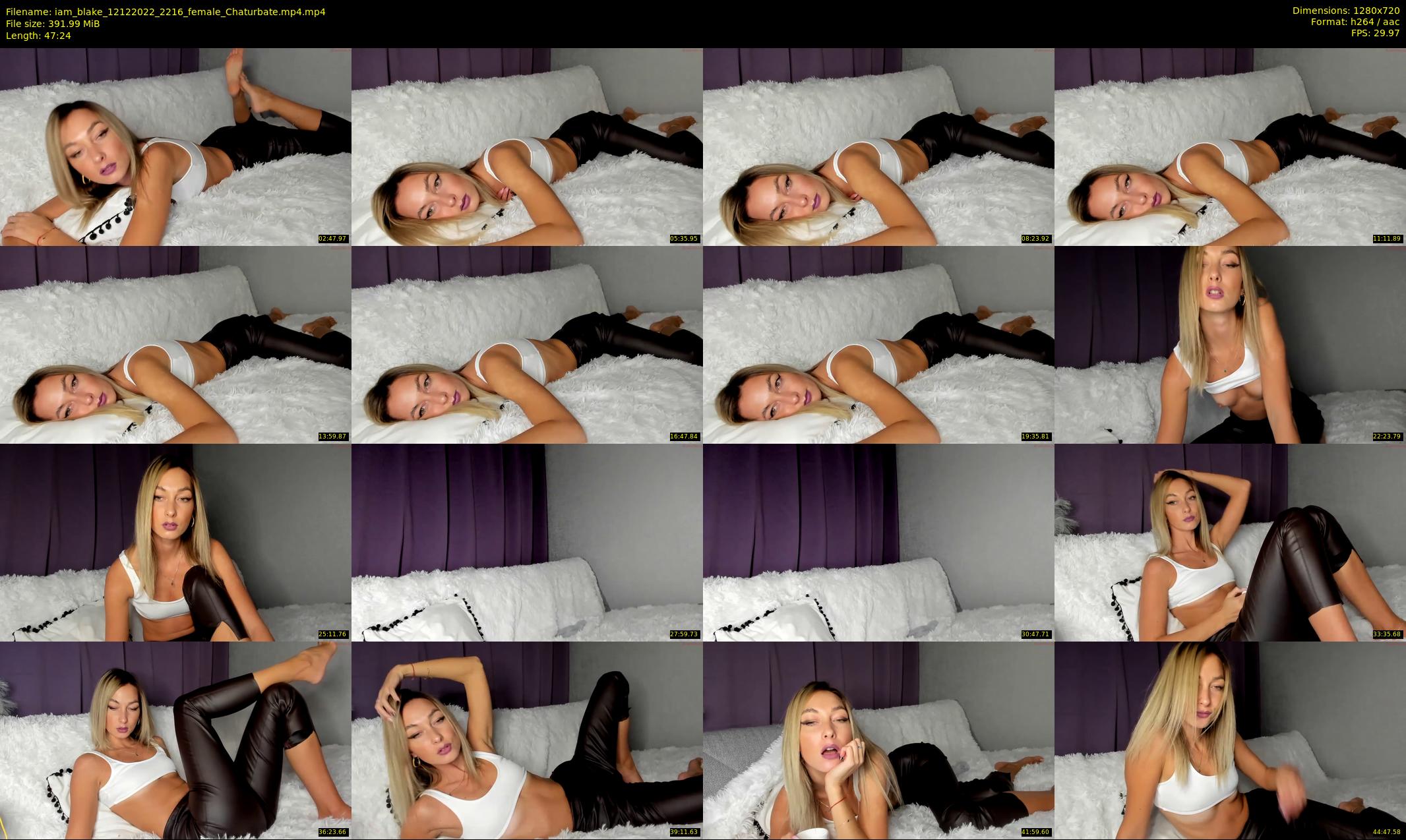 iam_blake — 48 minute Chaturbate female cam show recording, 720p, Dec 12, 2022