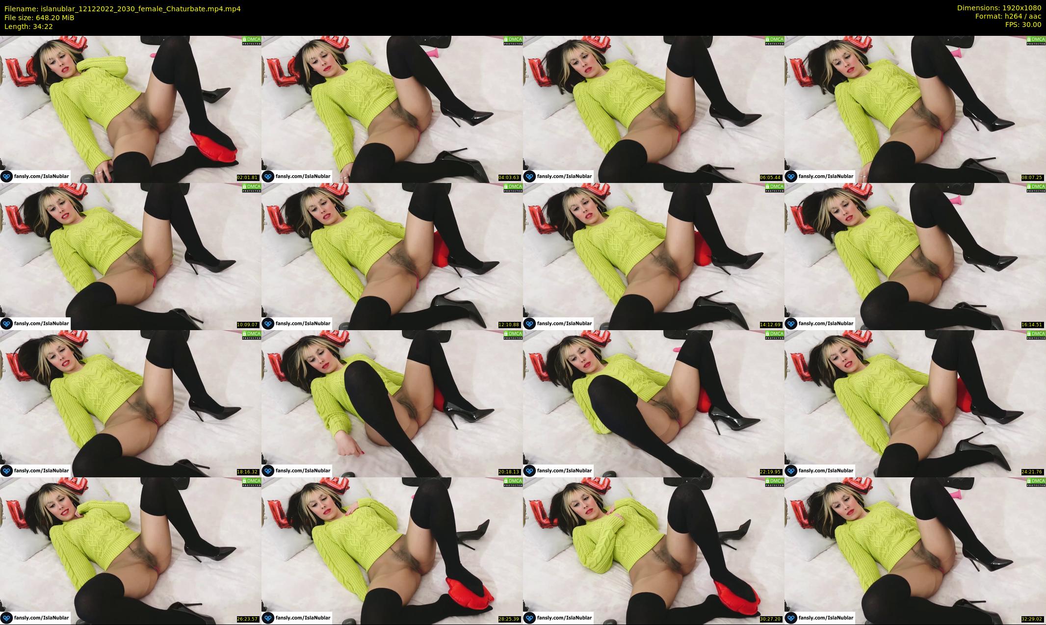 islanublar — 35 minute Chaturbate female cam show recording, 1080p, Dec 12, 2022