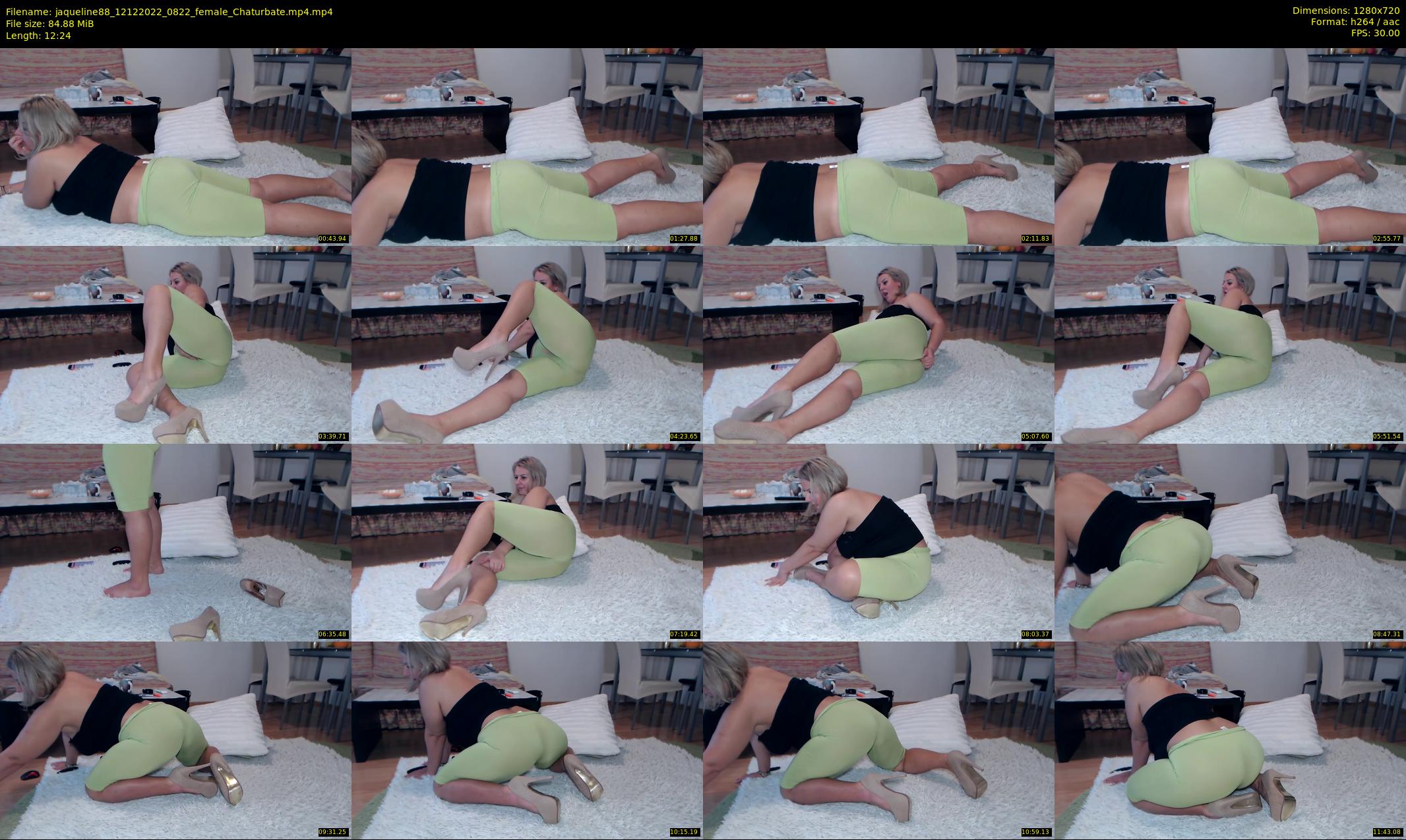jaqueline88 — 13 minute Chaturbate female cam show recording, 720p, Dec 12, 2022