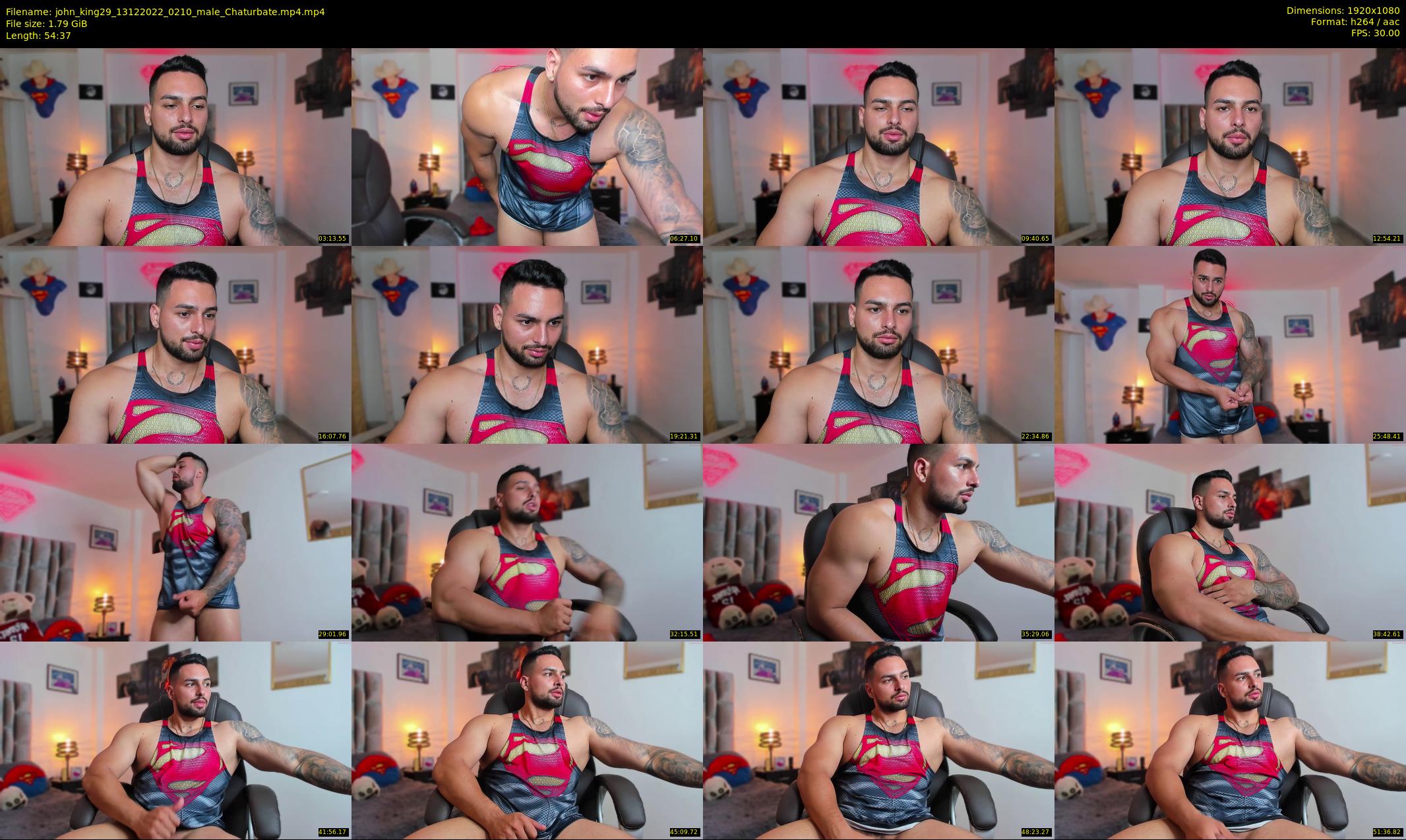 john_king29 — 55 minute Chaturbate male cam show recording, 1080p, Dec 13, 2022