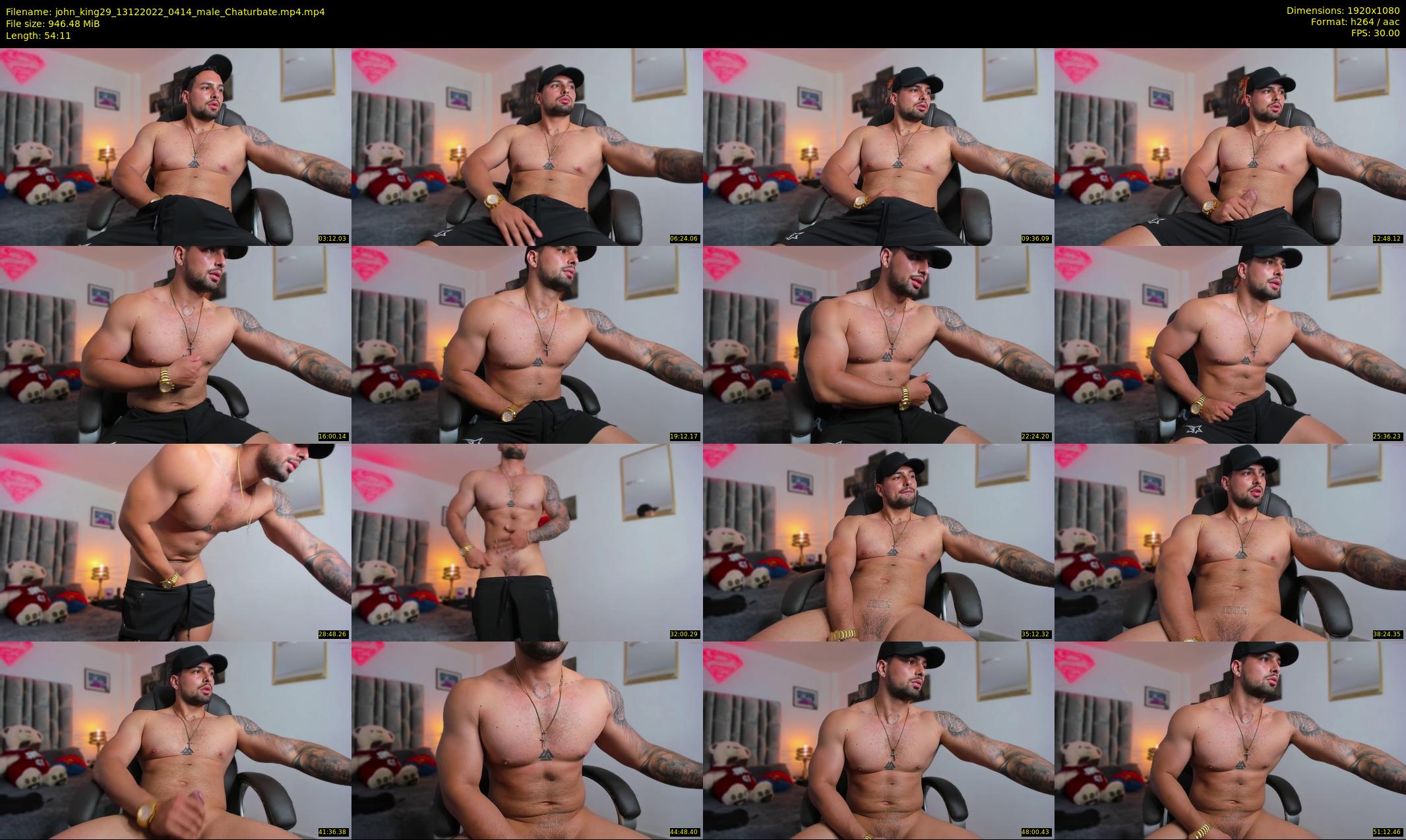 john_king29 — 55 minute Chaturbate male cam show recording, 1080p, Dec 13, 2022