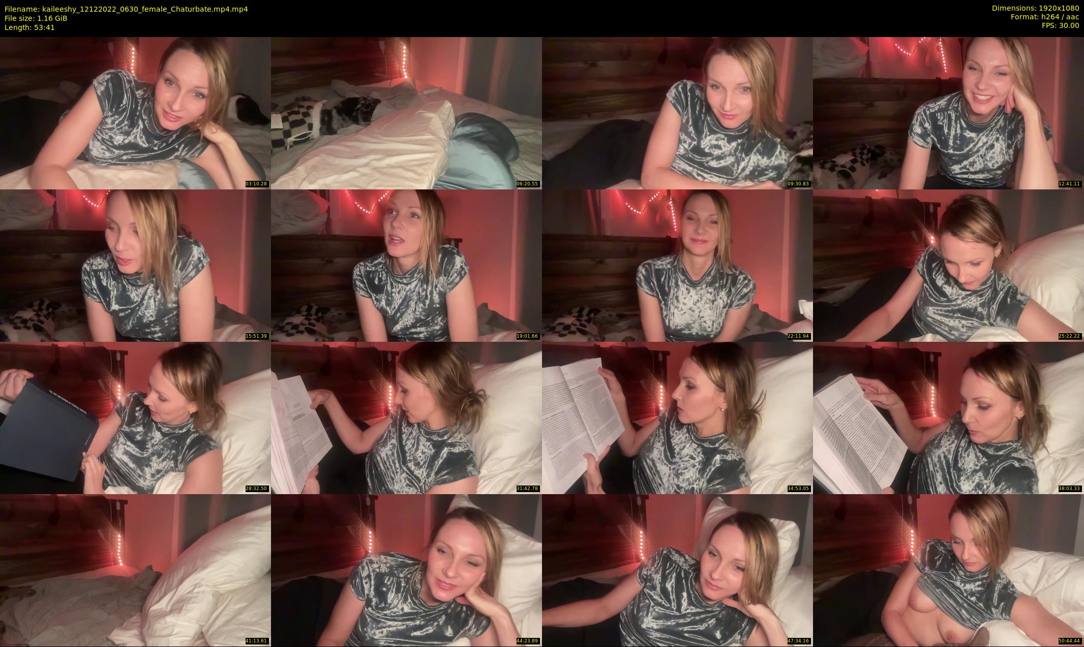 kaileeshy — 54 minute Chaturbate female cam show recording, 1080p, Dec 12, 2022