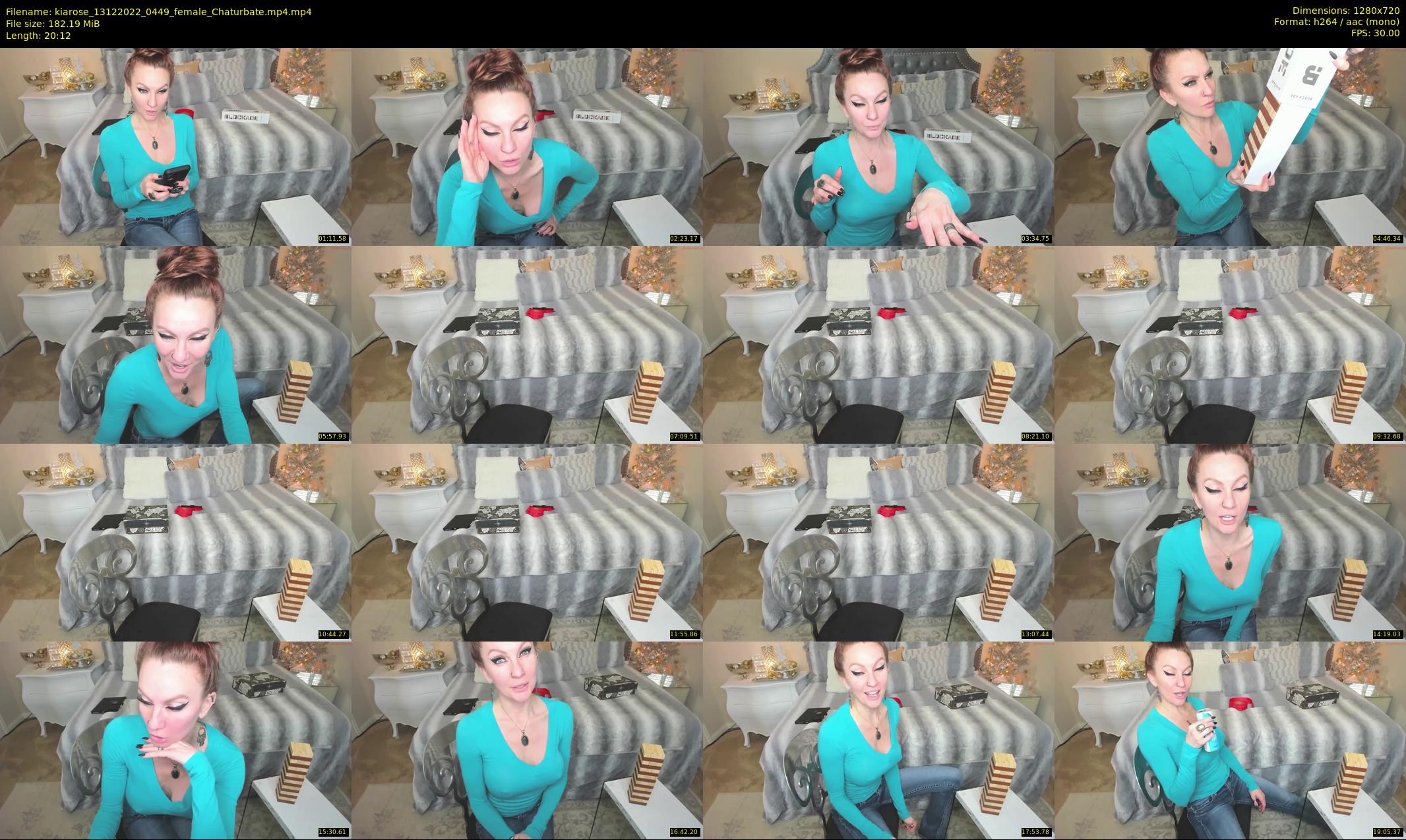 kiarose — 21 minute Chaturbate female cam show recording, 720p, Dec 13, 2022