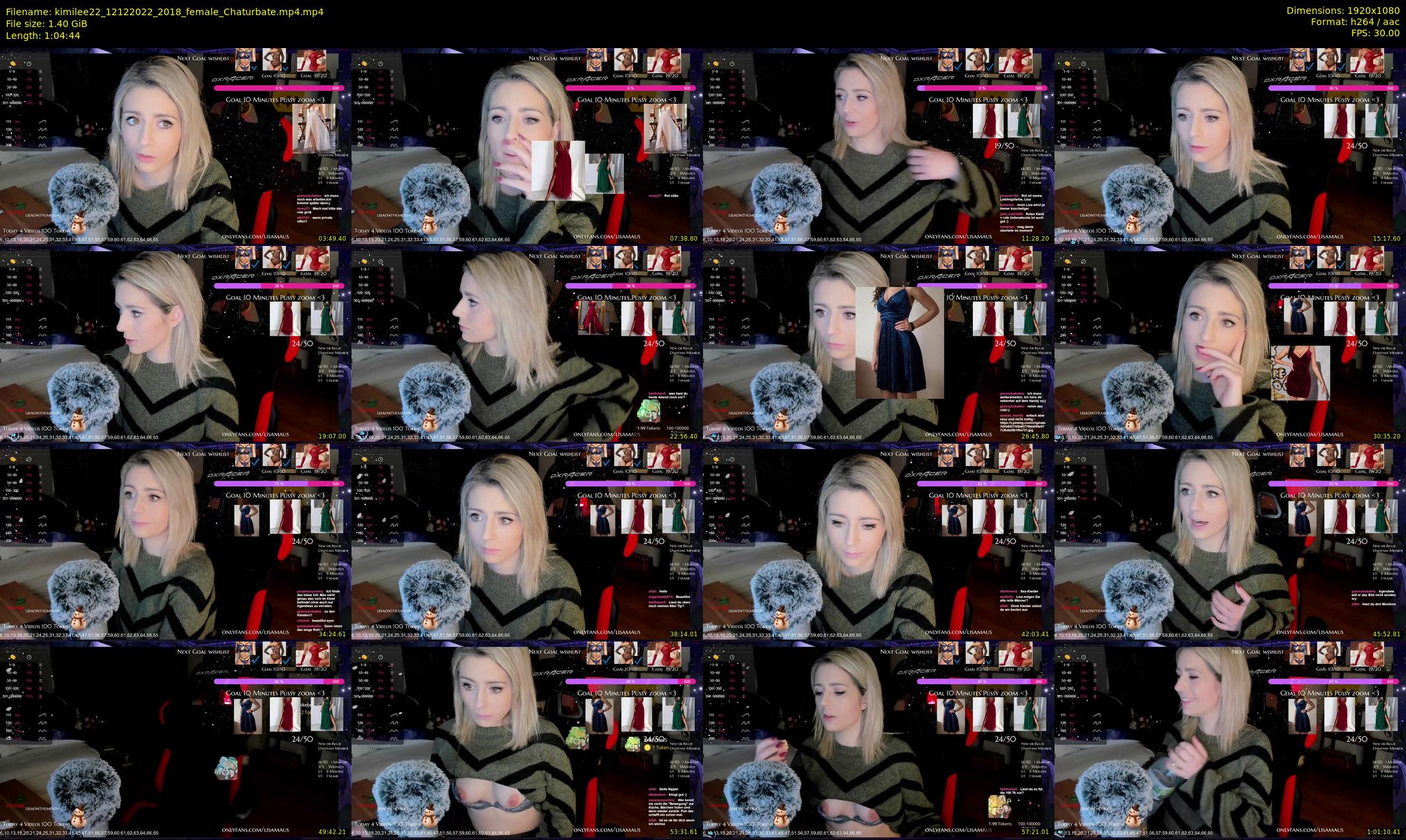 kimilee22 — 65 minute Chaturbate female cam show recording, 1080p, Dec 12, 2022