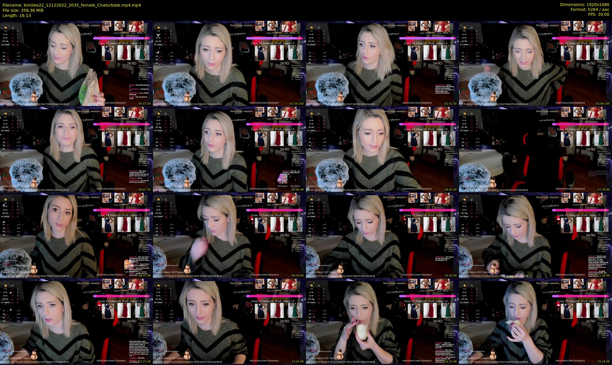 kimilee22 — 17 minute Chaturbate female cam show recording, 1080p, Dec 12, 2022