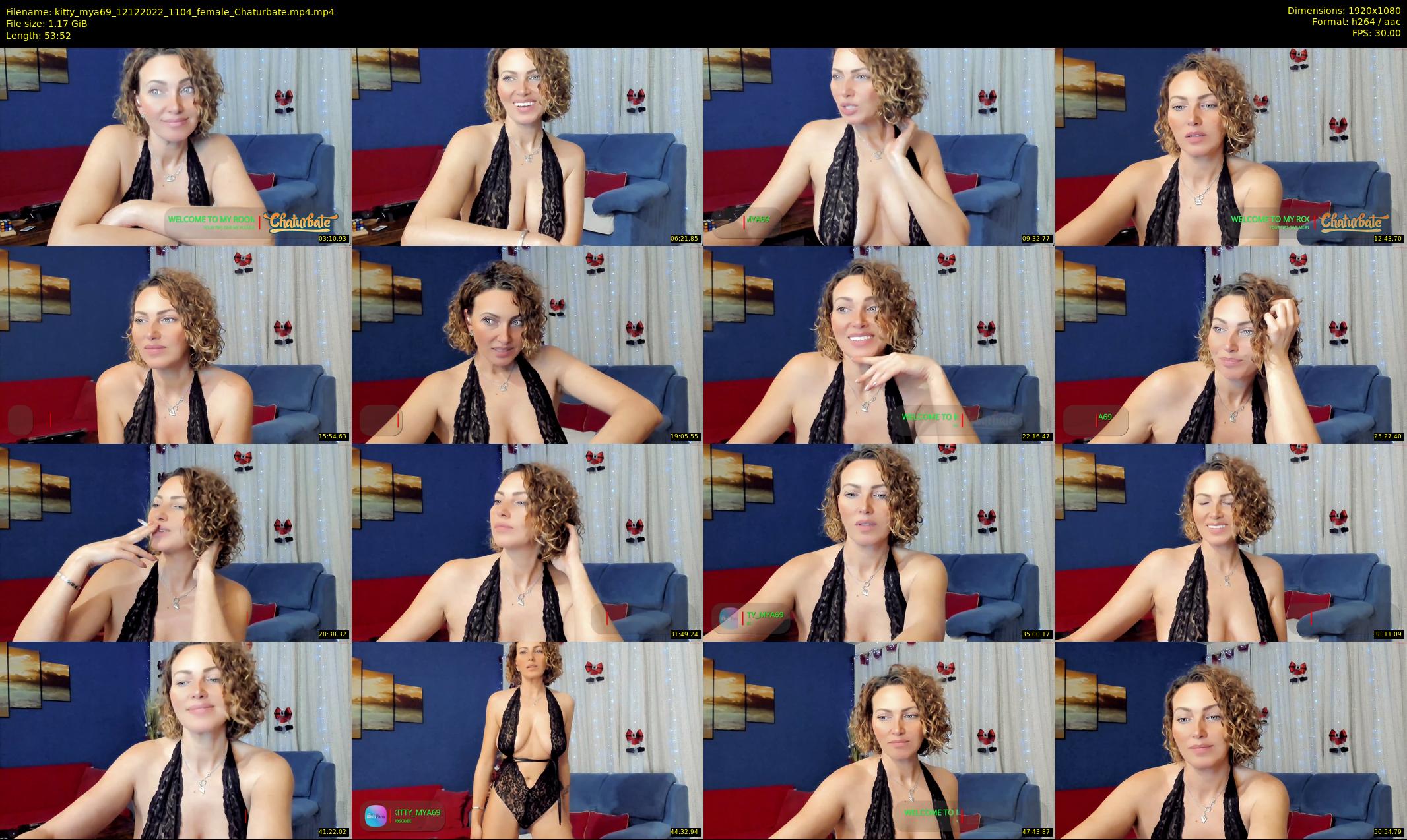 kitty_mya69 — 54 minute Chaturbate female cam show recording, 1080p, Dec 12, 2022
