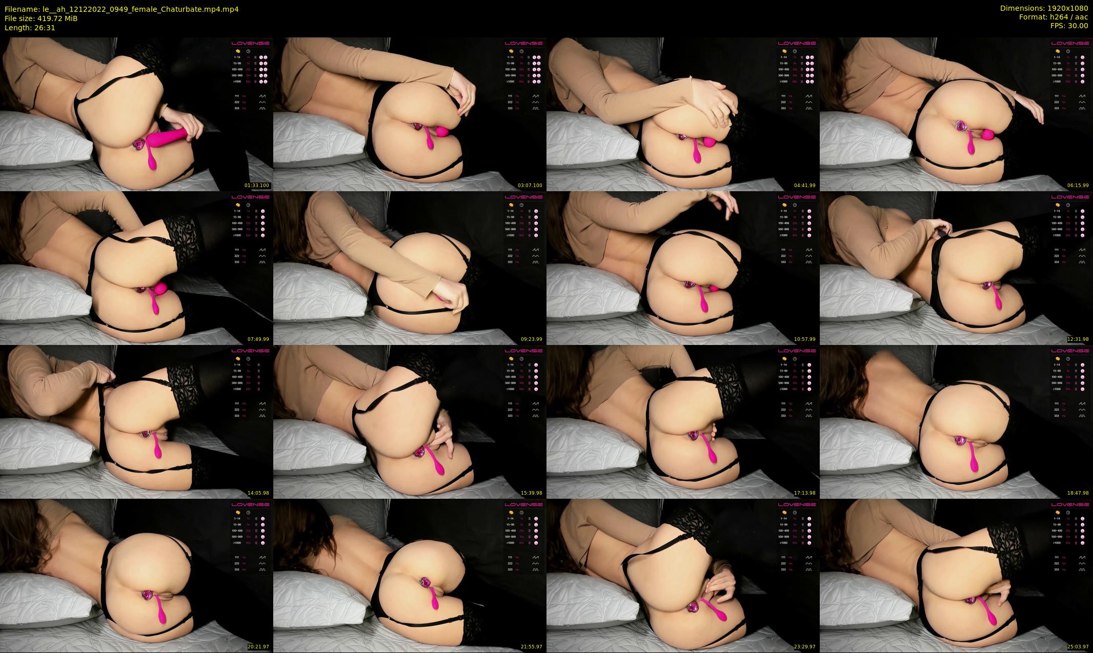le__ah — 27 minute Chaturbate female cam show recording, 1080p, Dec 12, 2022