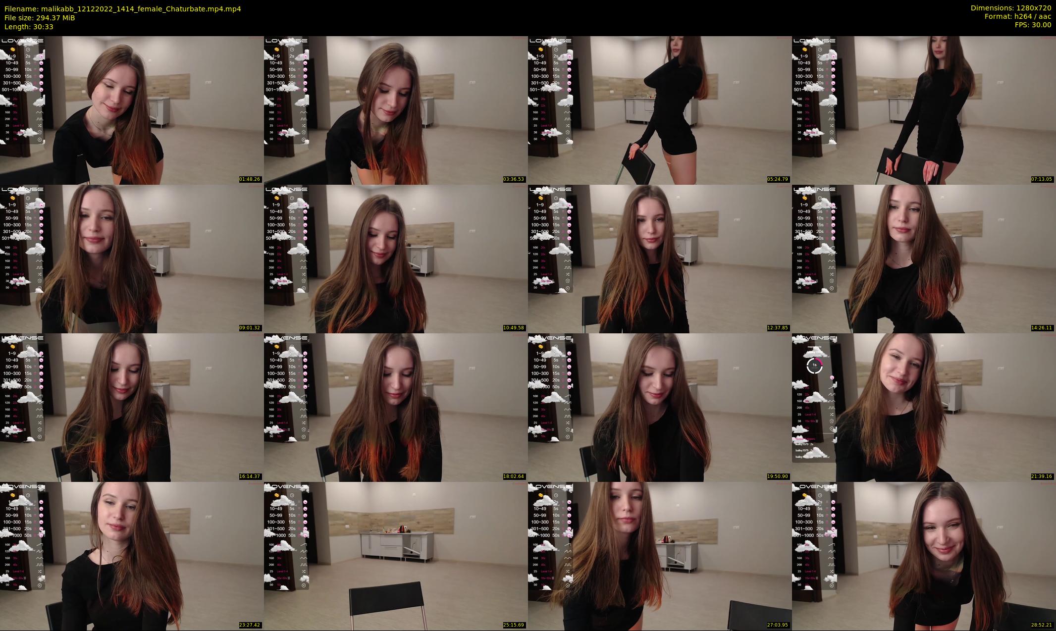 malikabb — 31 minute Chaturbate female cam show recording, 720p, Dec 12, 2022