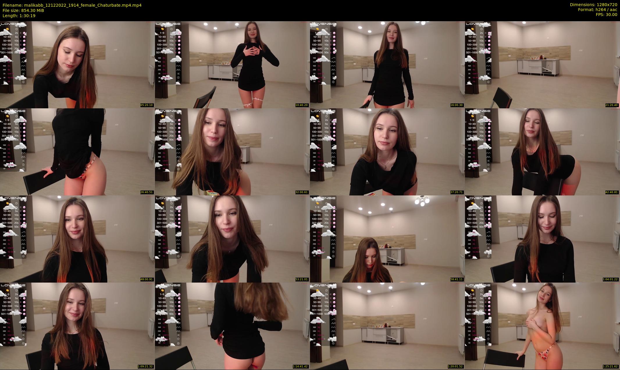 malikabb — 91 minute Chaturbate female cam show recording, 720p, Dec 12, 2022