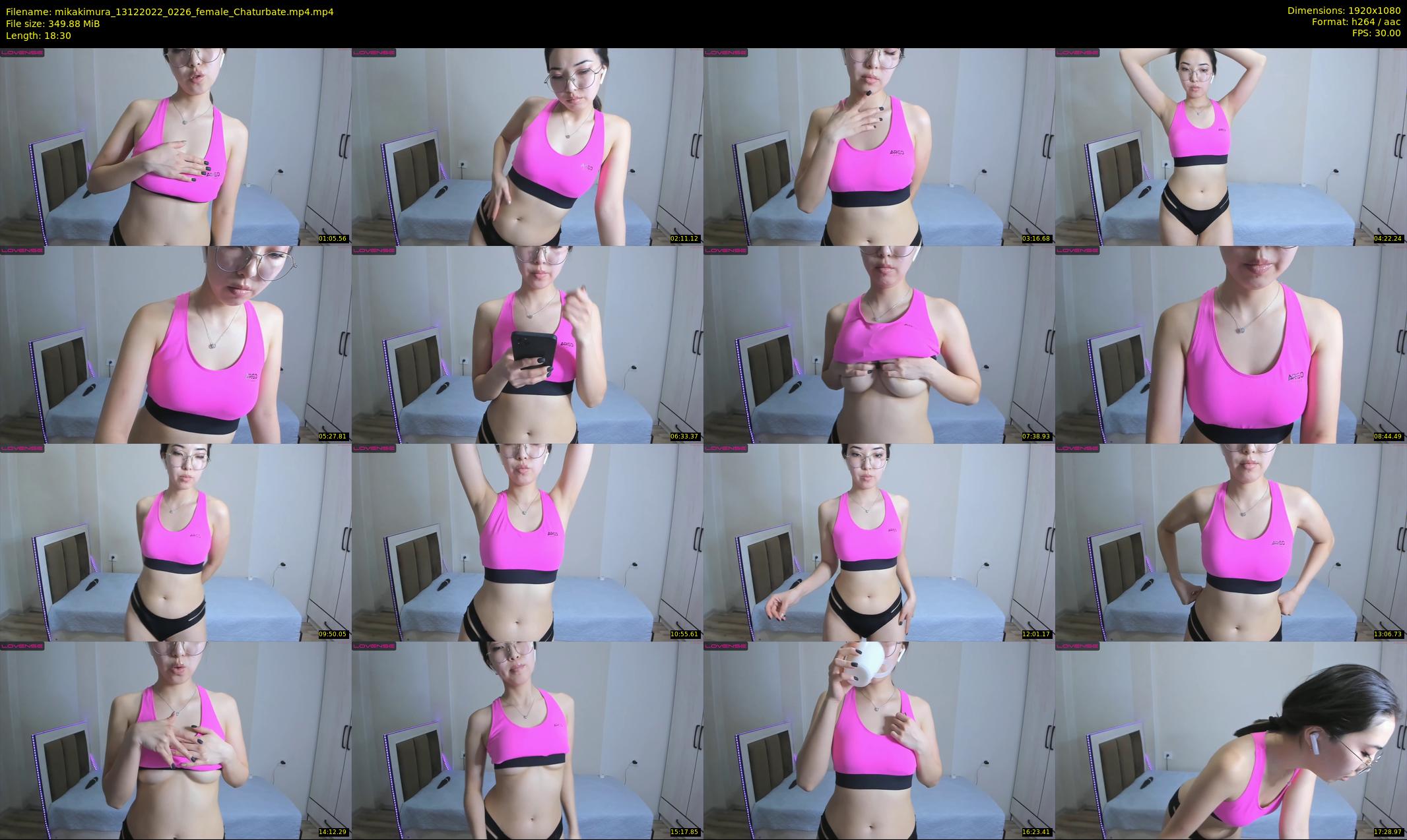 mikakimura — 19 minute Chaturbate female cam show recording, 1080p, Dec 13, 2022
