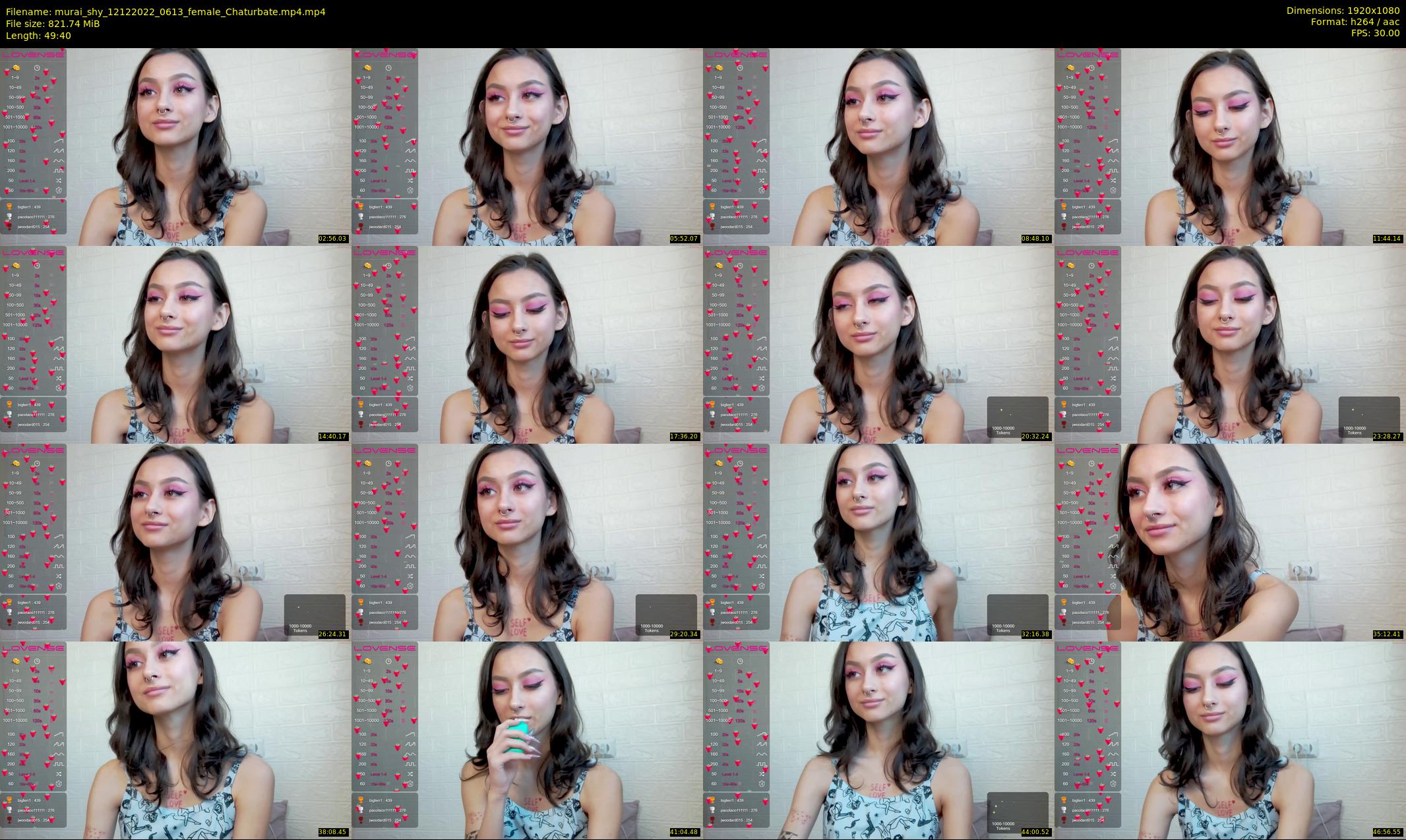 murai_shy — 50 minute Chaturbate female cam show recording, 1080p, Dec 12, 2022