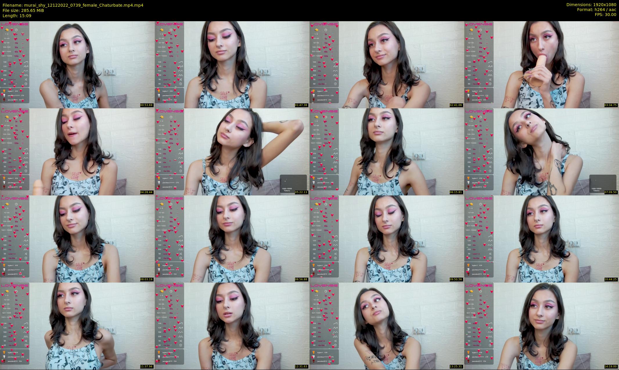 murai_shy — 16 minute Chaturbate female cam show recording, 1080p, Dec 12, 2022