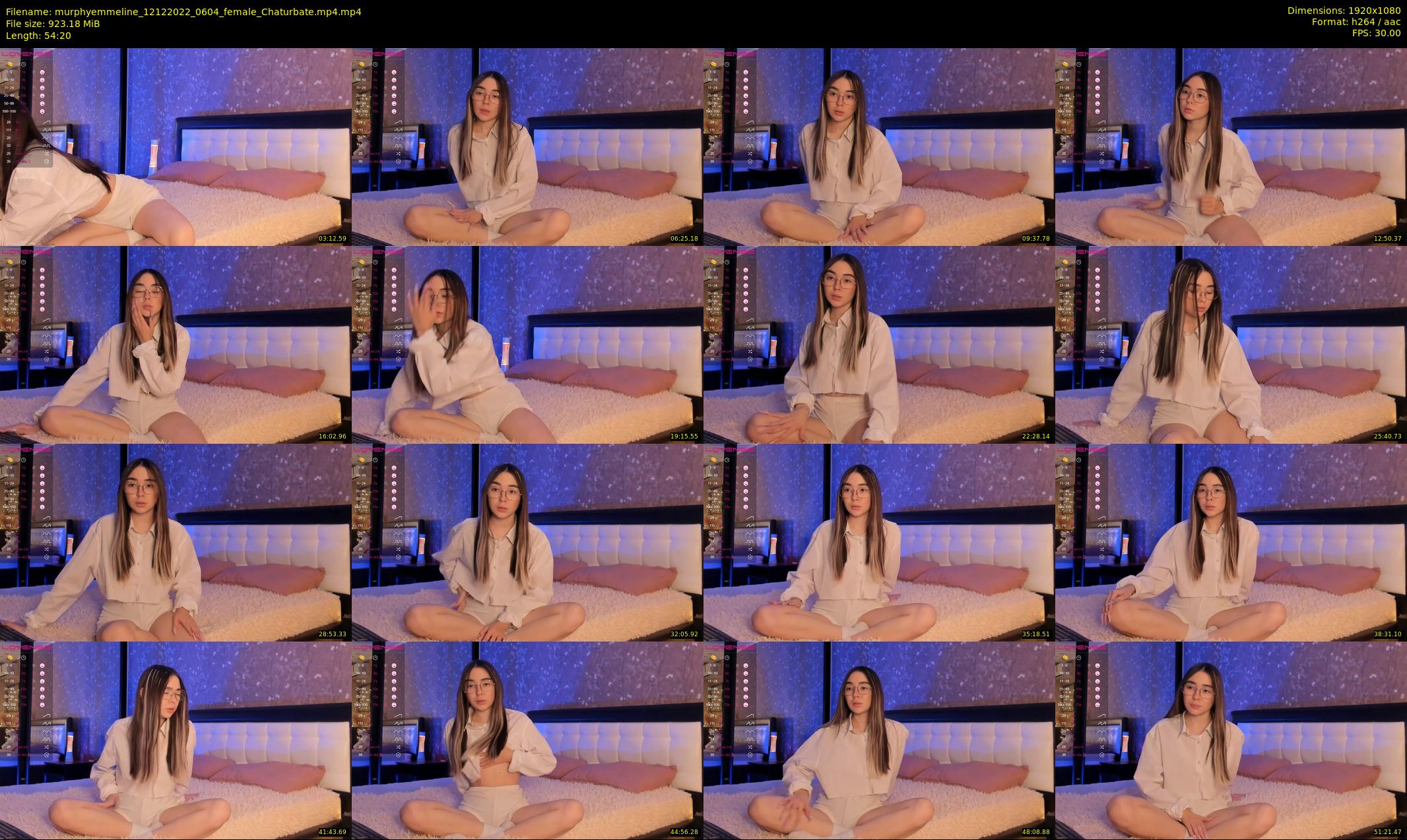murphyemmeline — 55 minute Chaturbate female cam show recording, 1080p, Dec 12, 2022