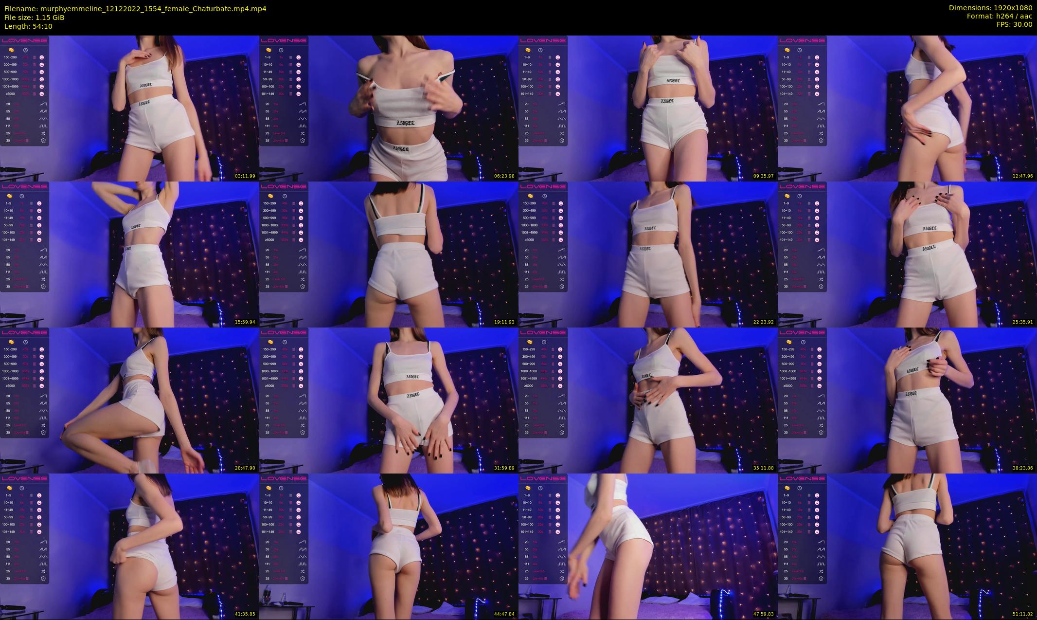 murphyemmeline — 55 minute Chaturbate female cam show recording, 1080p, Dec 12, 2022