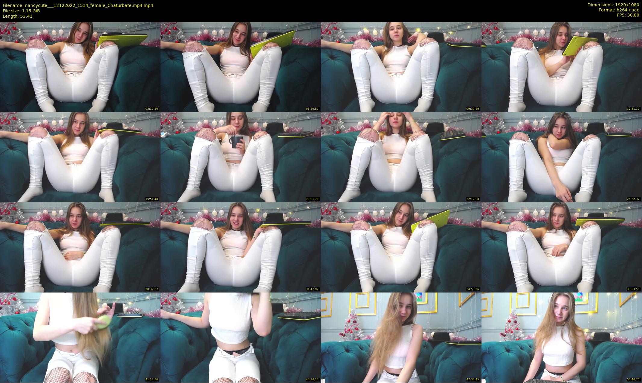 nancycute__ — 54 minute Chaturbate female cam show recording, 1080p, Dec 12, 2022