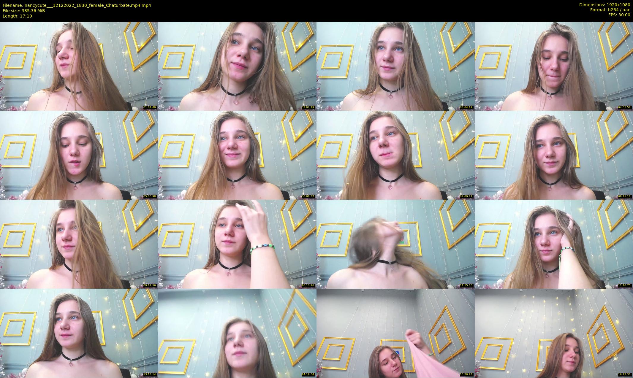 nancycute__ — 18 minute Chaturbate female cam show recording, 1080p, Dec 12, 2022