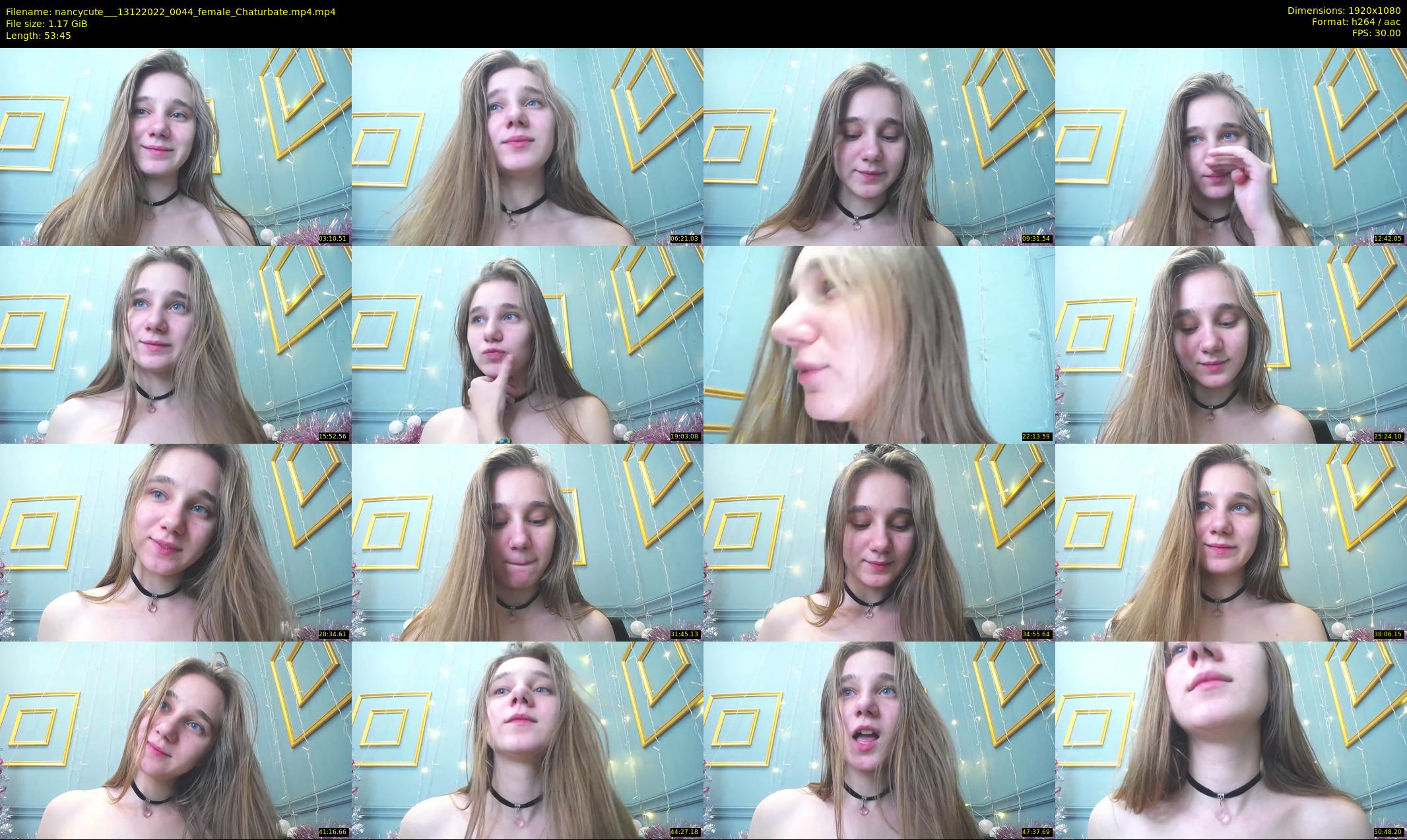 nancycute__ — 54 minute Chaturbate female cam show recording, 1080p, Dec 13, 2022