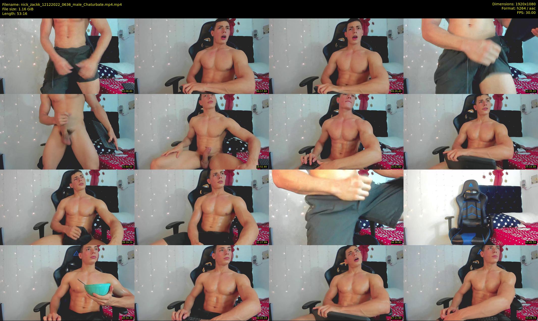 nick_zackk — 54 minute Chaturbate male cam show recording, 1080p, Dec 12, 2022