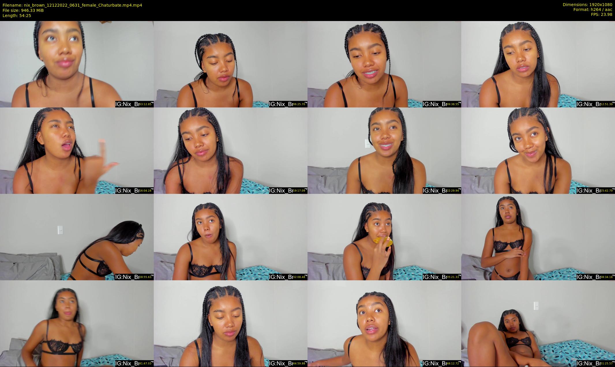 nix_brown — 55 minute Chaturbate female cam show recording, 1080p, Dec 12, 2022