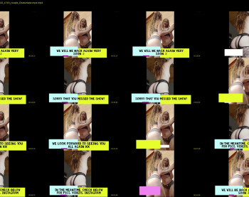 nzplaytime — 8 minute Chaturbate couple cam show recording, 720p, Dec 12, 2022