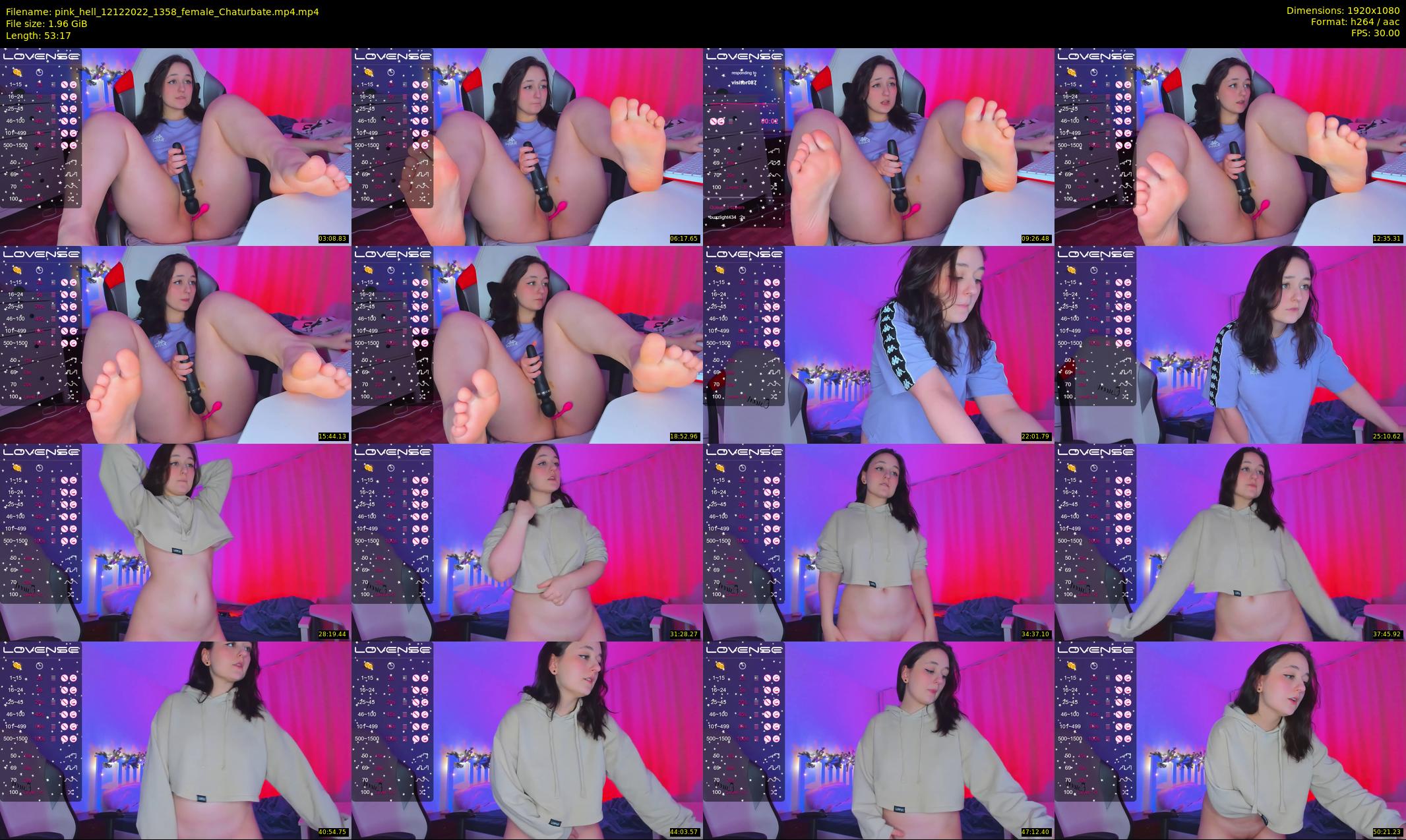 pink_hell — 54 minute Chaturbate female cam show recording, 1080p, Dec 12, 2022