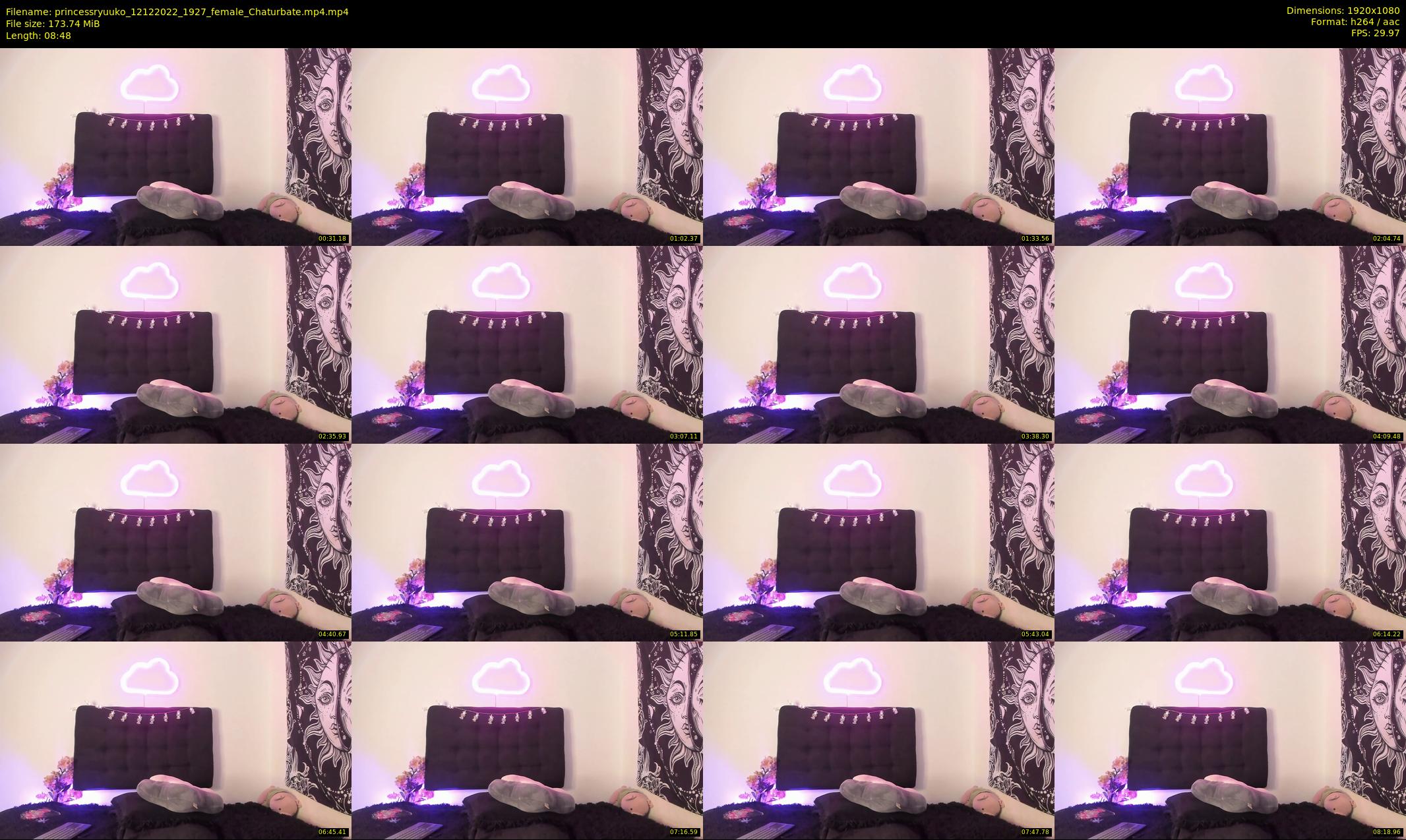 princessryuuko — 9 minute Chaturbate female cam show recording, 1080p, Dec 12, 2022