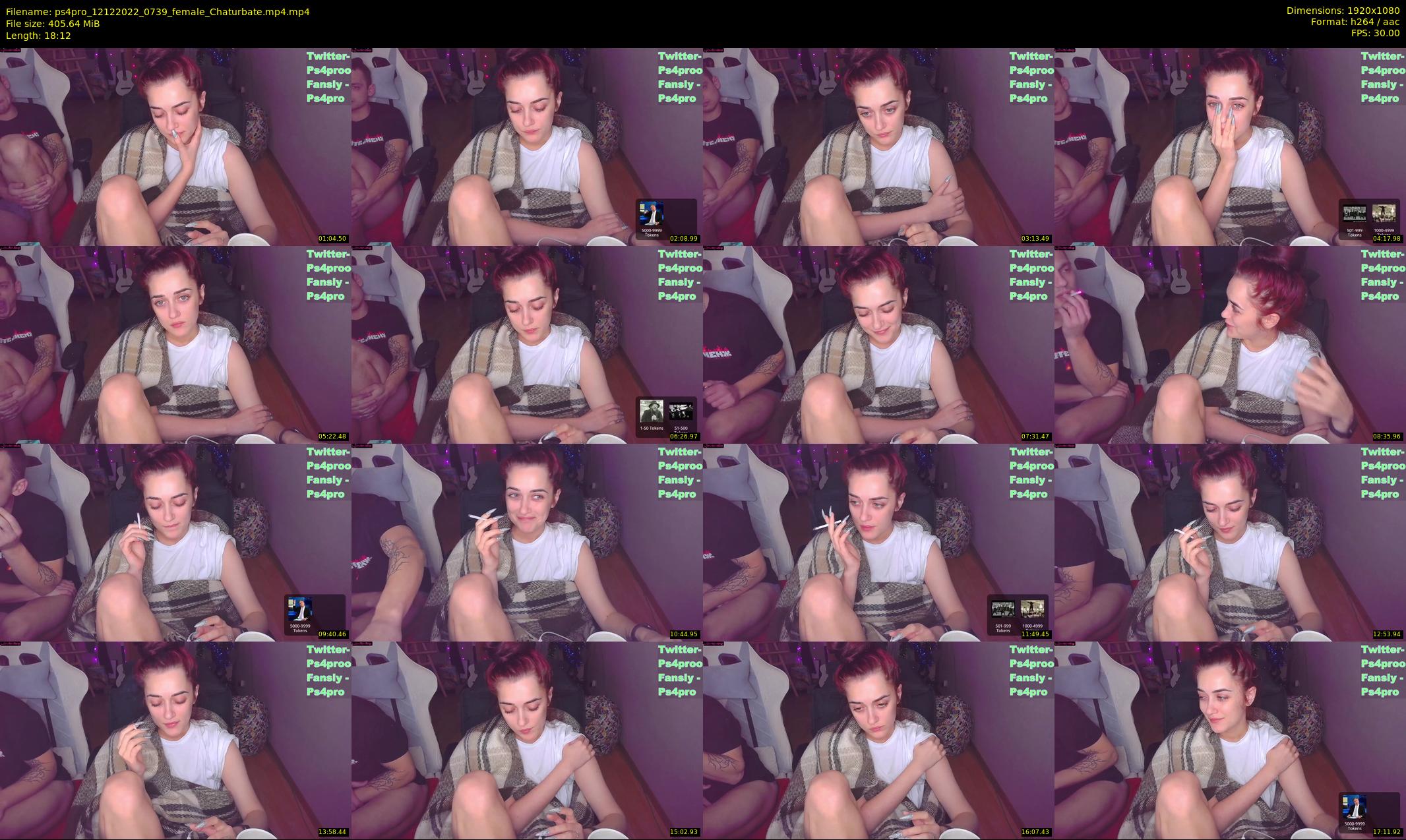 ps4pro — 19 minute Chaturbate female cam show recording, 1080p, Dec 12, 2022