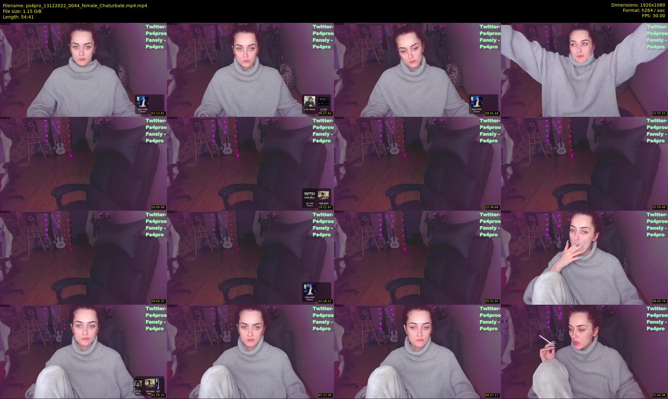 ps4pro — 55 minute Chaturbate female cam show recording, 1080p, Dec 13, 2022