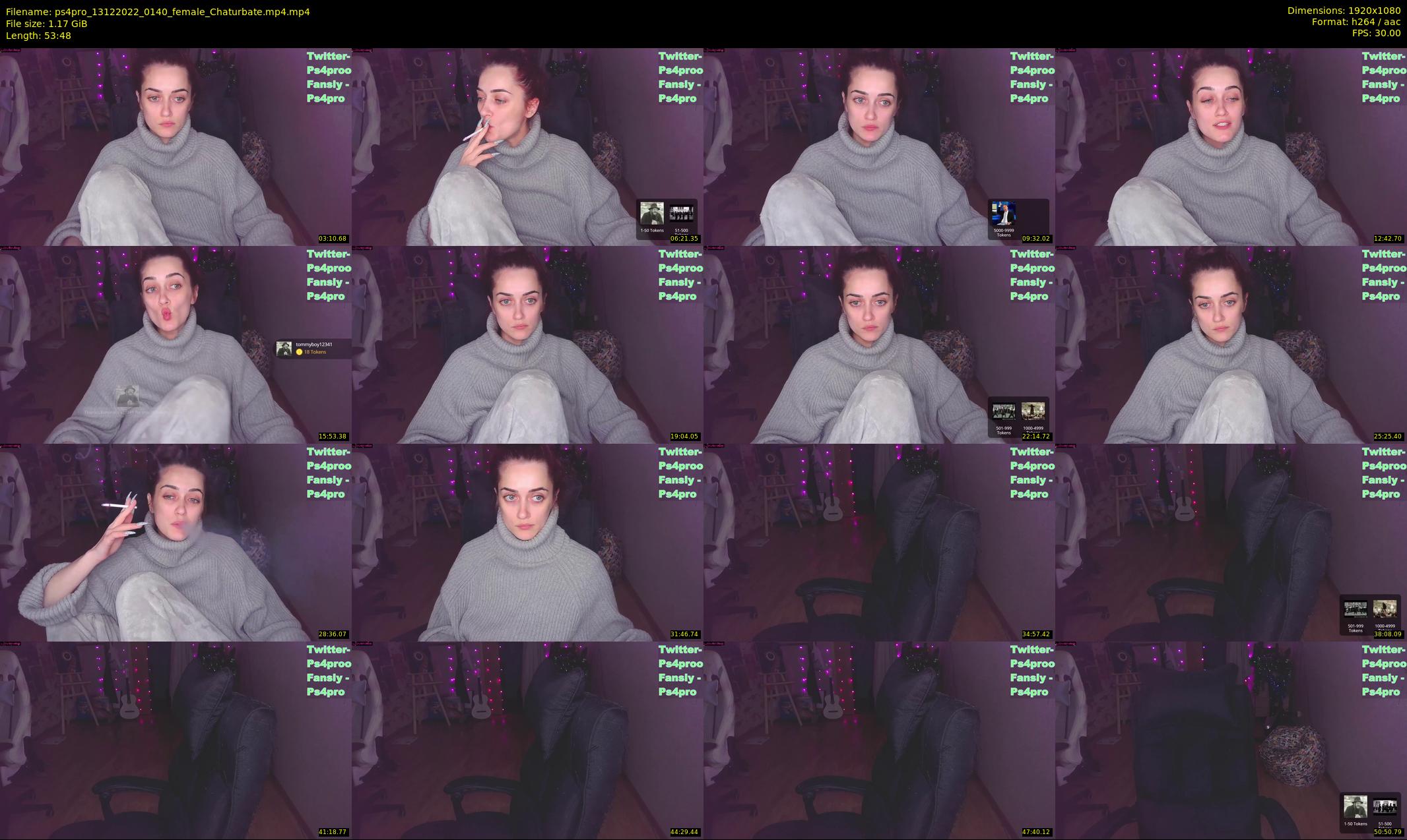 ps4pro — 54 minute Chaturbate female cam show recording, 1080p, Dec 13, 2022