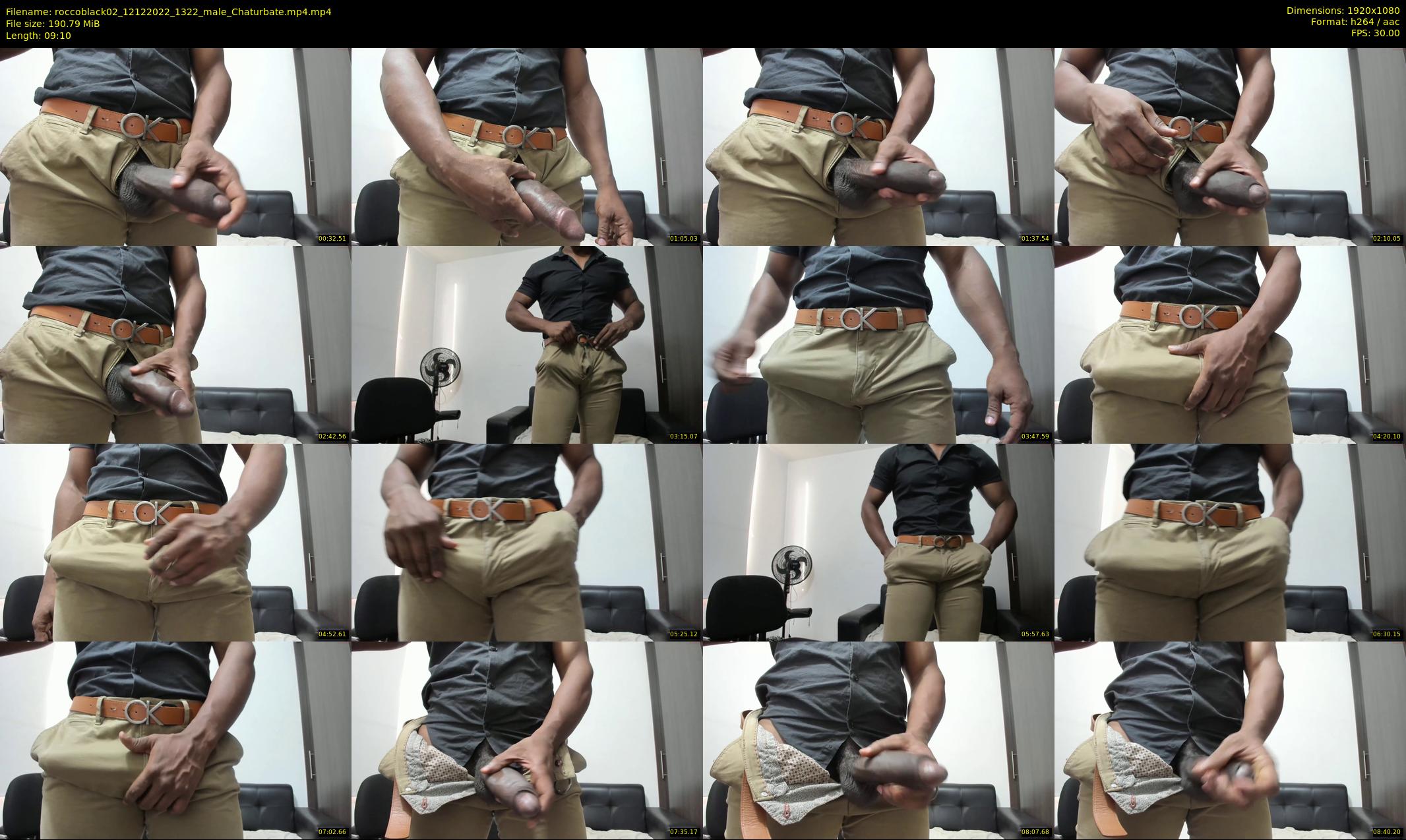 roccoblack02 — 10 minute Chaturbate male cam show recording, 1080p, Dec 12, 2022