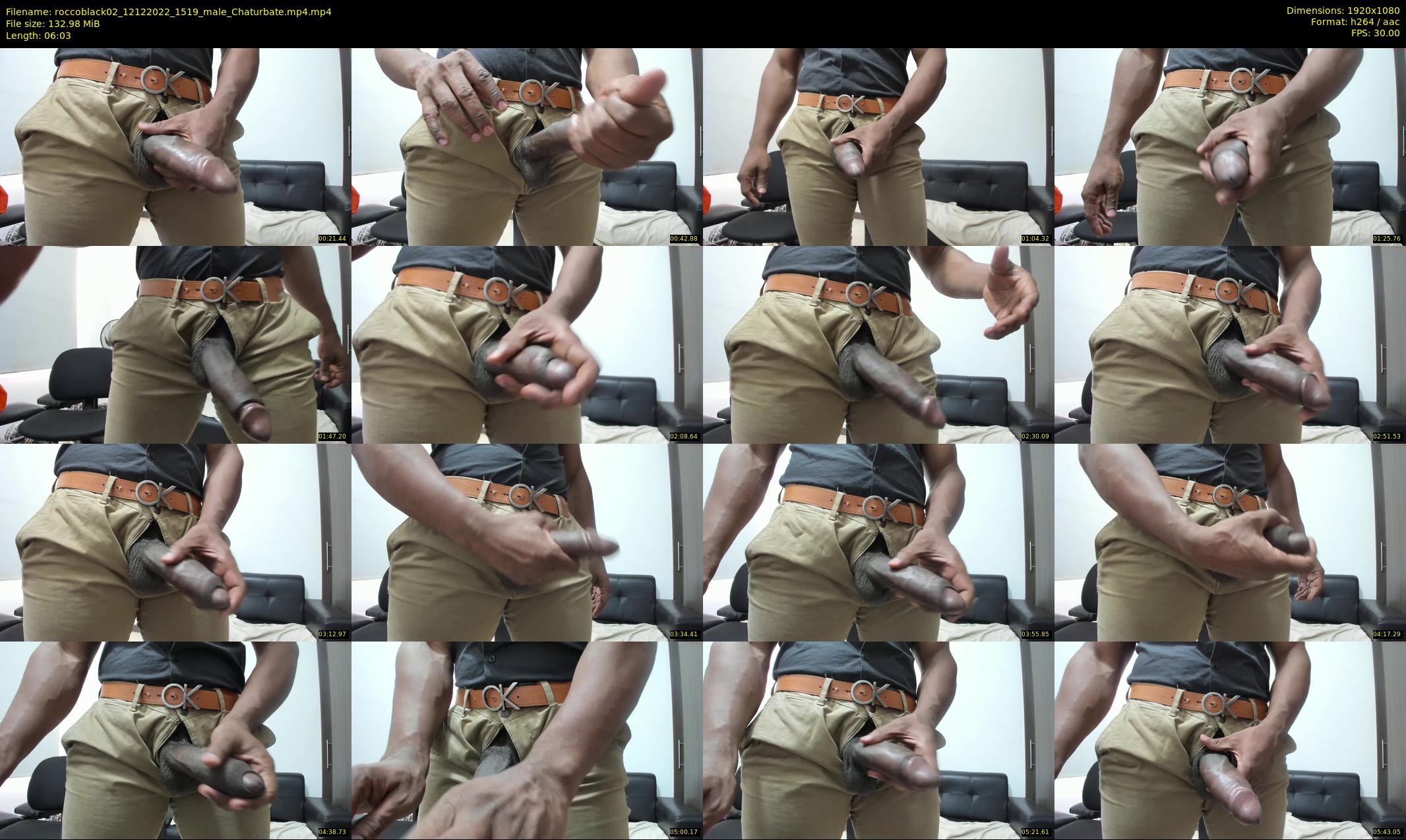 roccoblack02 — 7 minute Chaturbate male cam show recording, 1080p, Dec 12, 2022