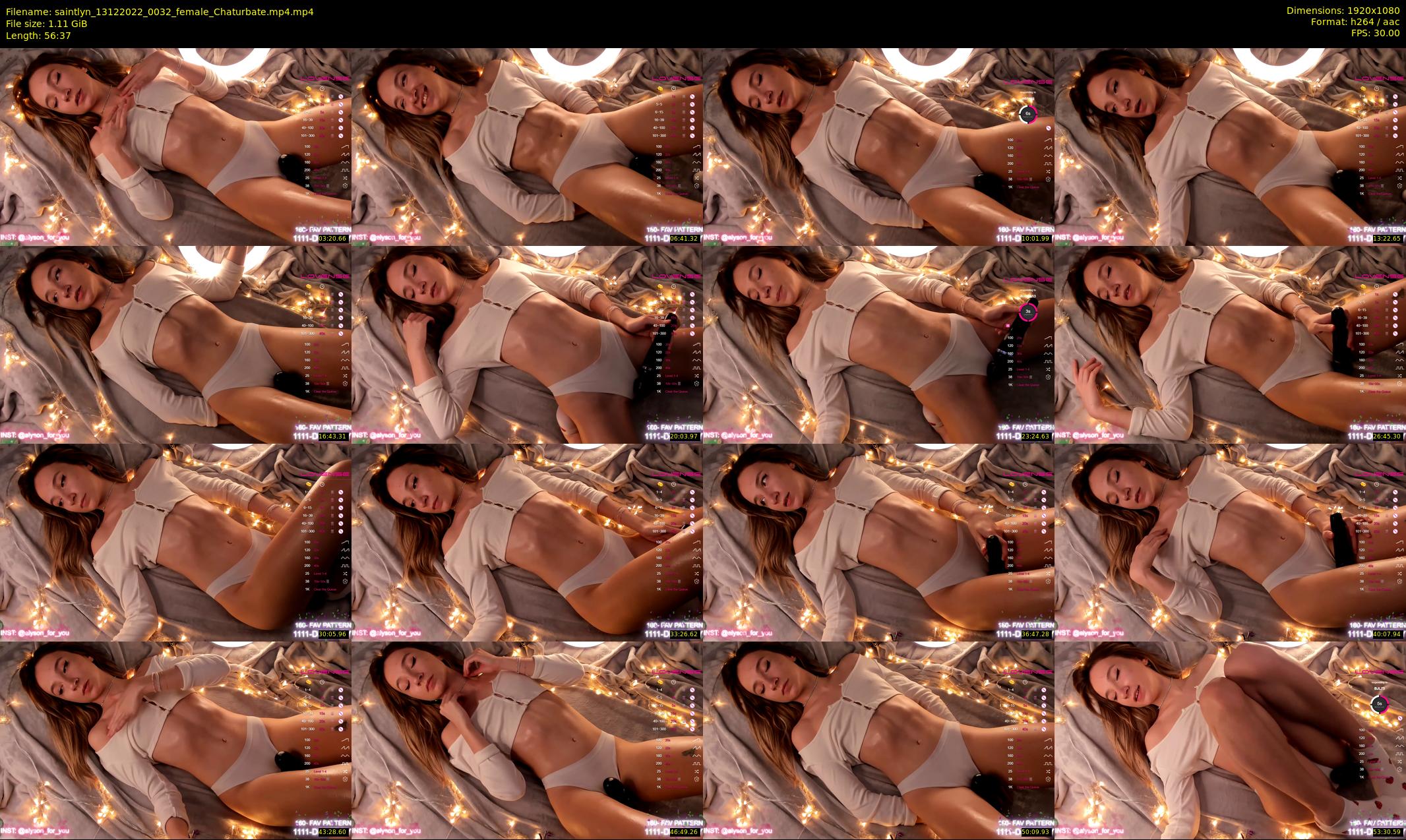 saintlyn — 57 minute Chaturbate female cam show recording, 1080p, Dec 13, 2022