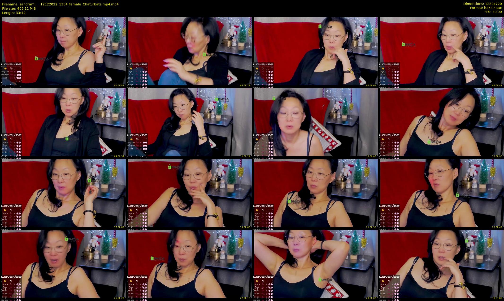 sandrami__ — 34 minute Chaturbate female cam show recording, 720p, Dec 12, 2022