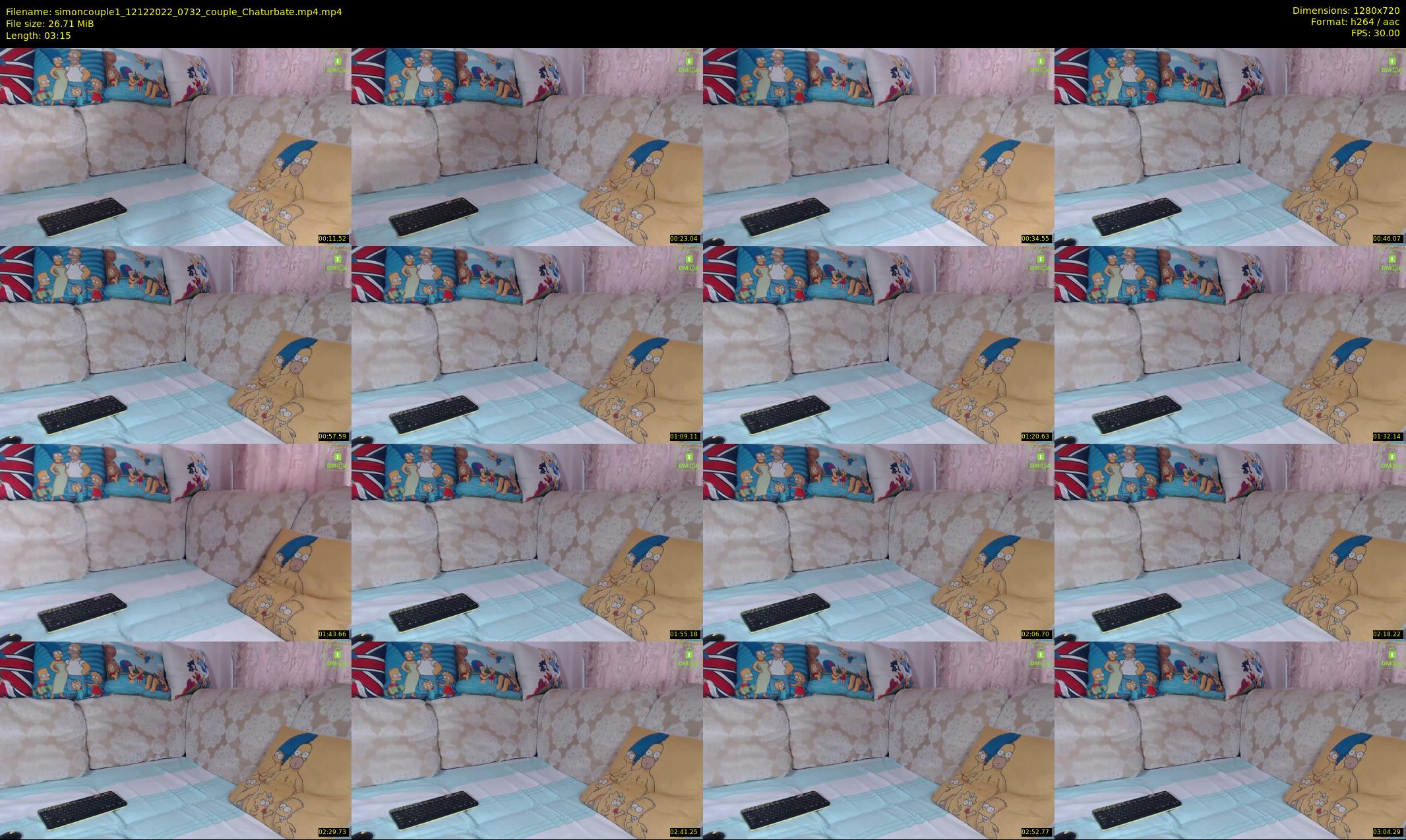 simoncouple1 — 4 minute Chaturbate couple cam show recording, 720p, Dec 12, 2022