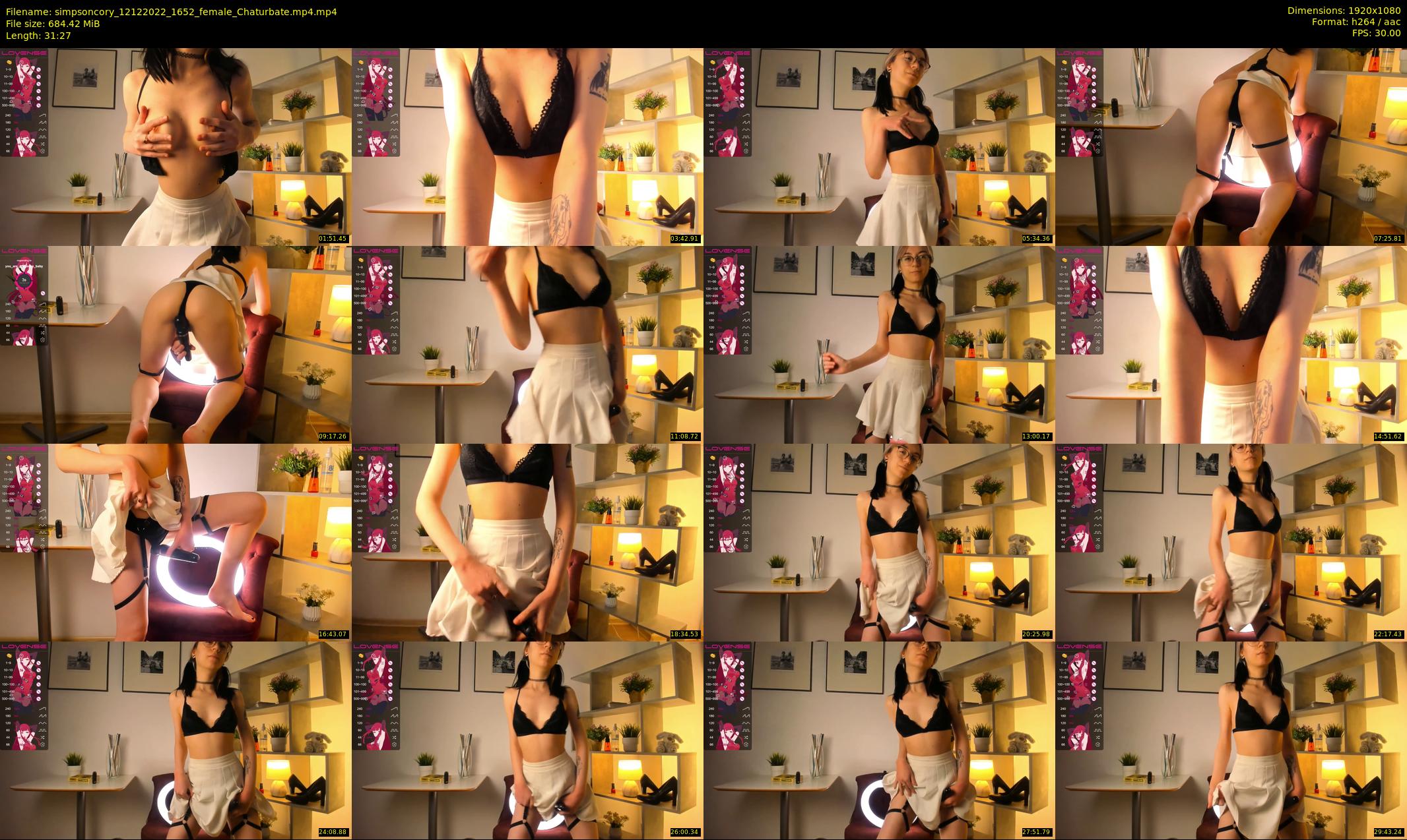 simpsoncory — 32 minute Chaturbate female cam show recording, 1080p, Dec 12, 2022
