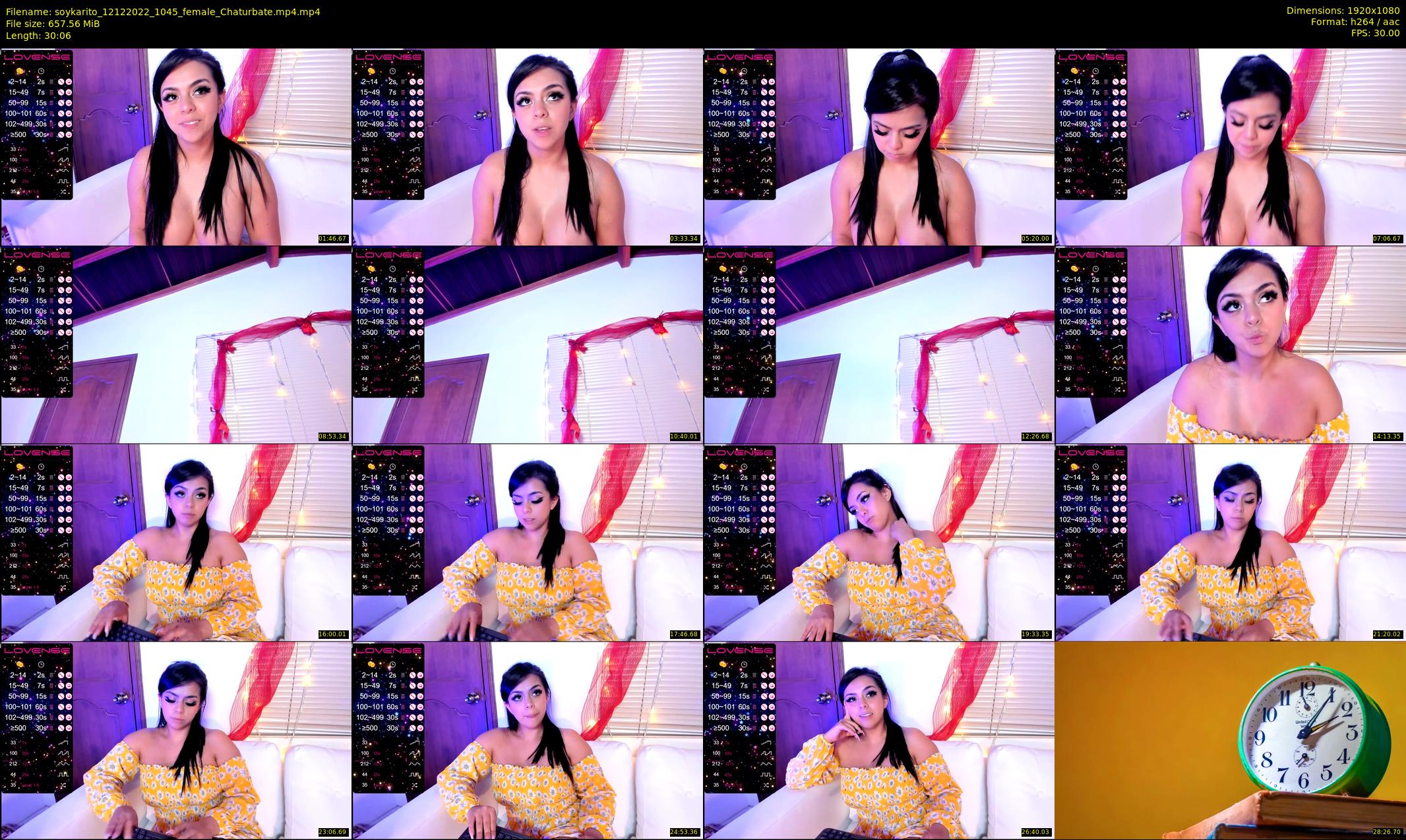 soykarito — 31 minute Chaturbate female cam show recording, 1080p, Dec 12, 2022