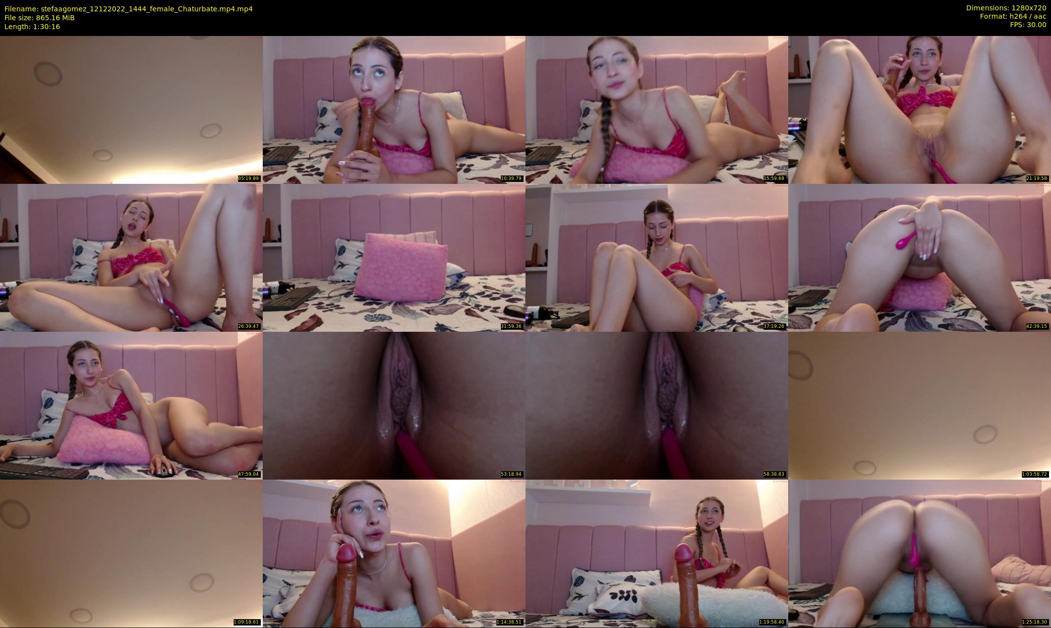 stefaagomez — 91 minute Chaturbate female cam show recording, 720p, Dec 12, 2022