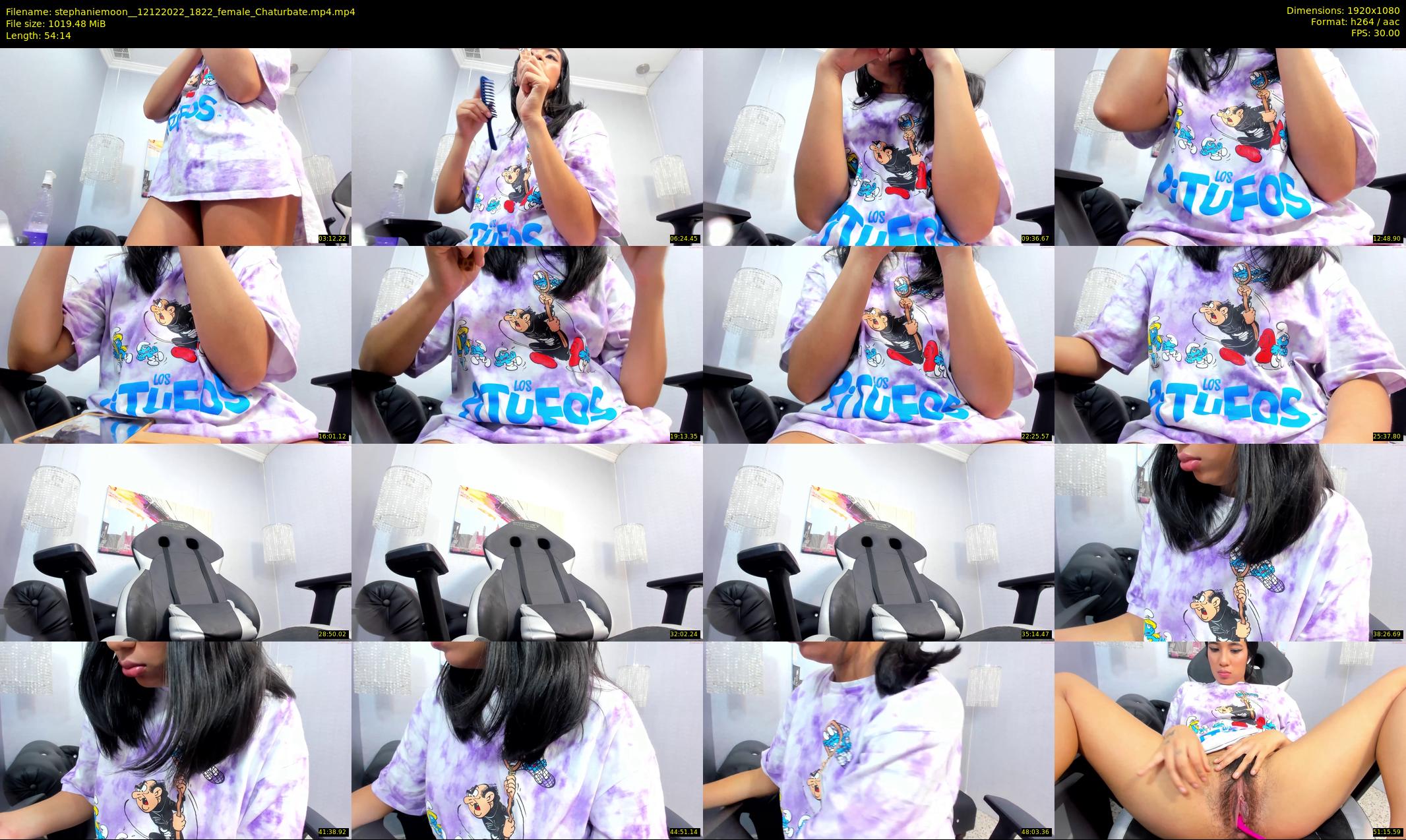 stephaniemoon_ — 55 minute Chaturbate female cam show recording, 1080p, Dec 12, 2022